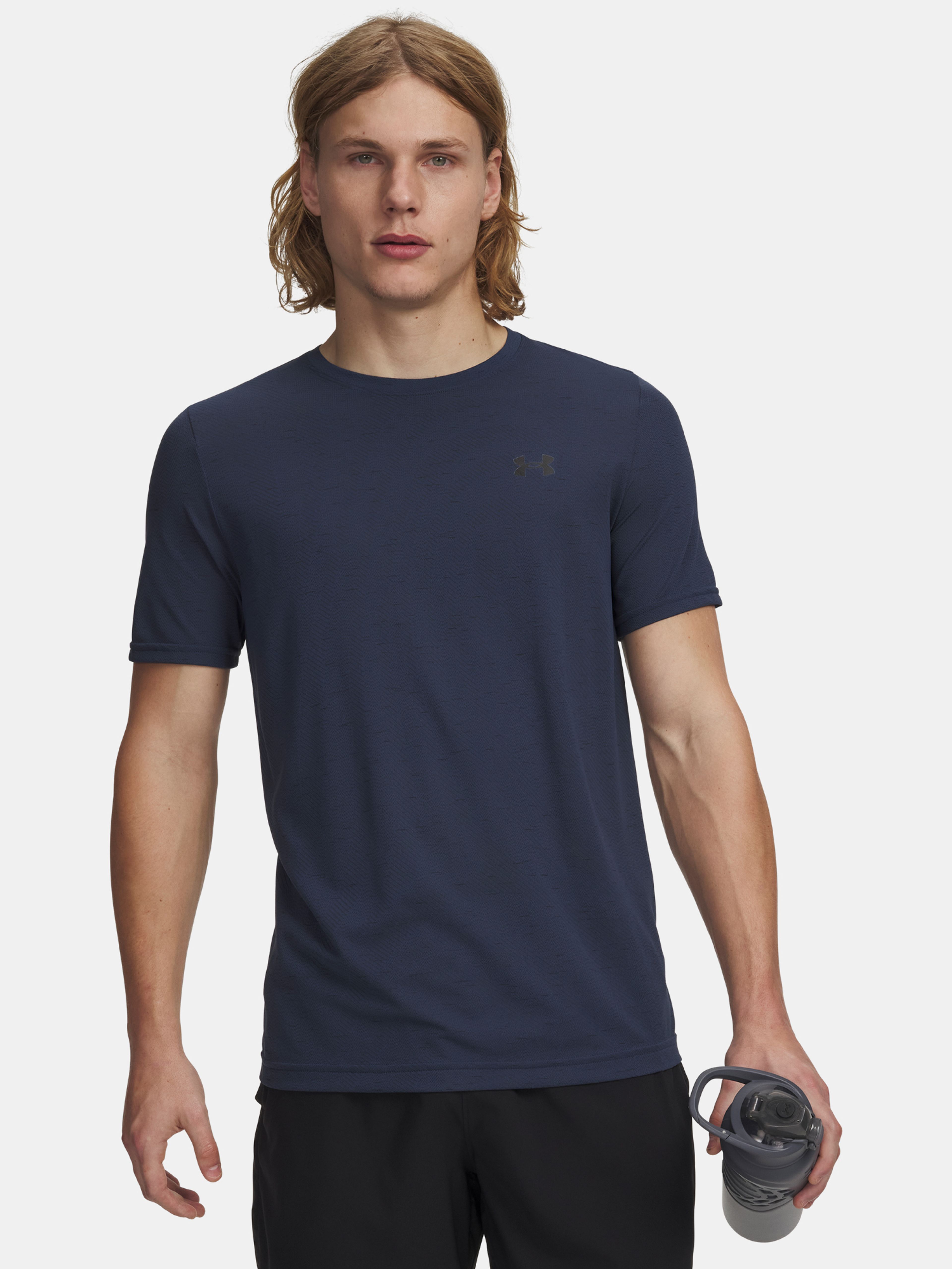Pánské tričko Under Armour Vanish Seamless Novelty SS-BLU