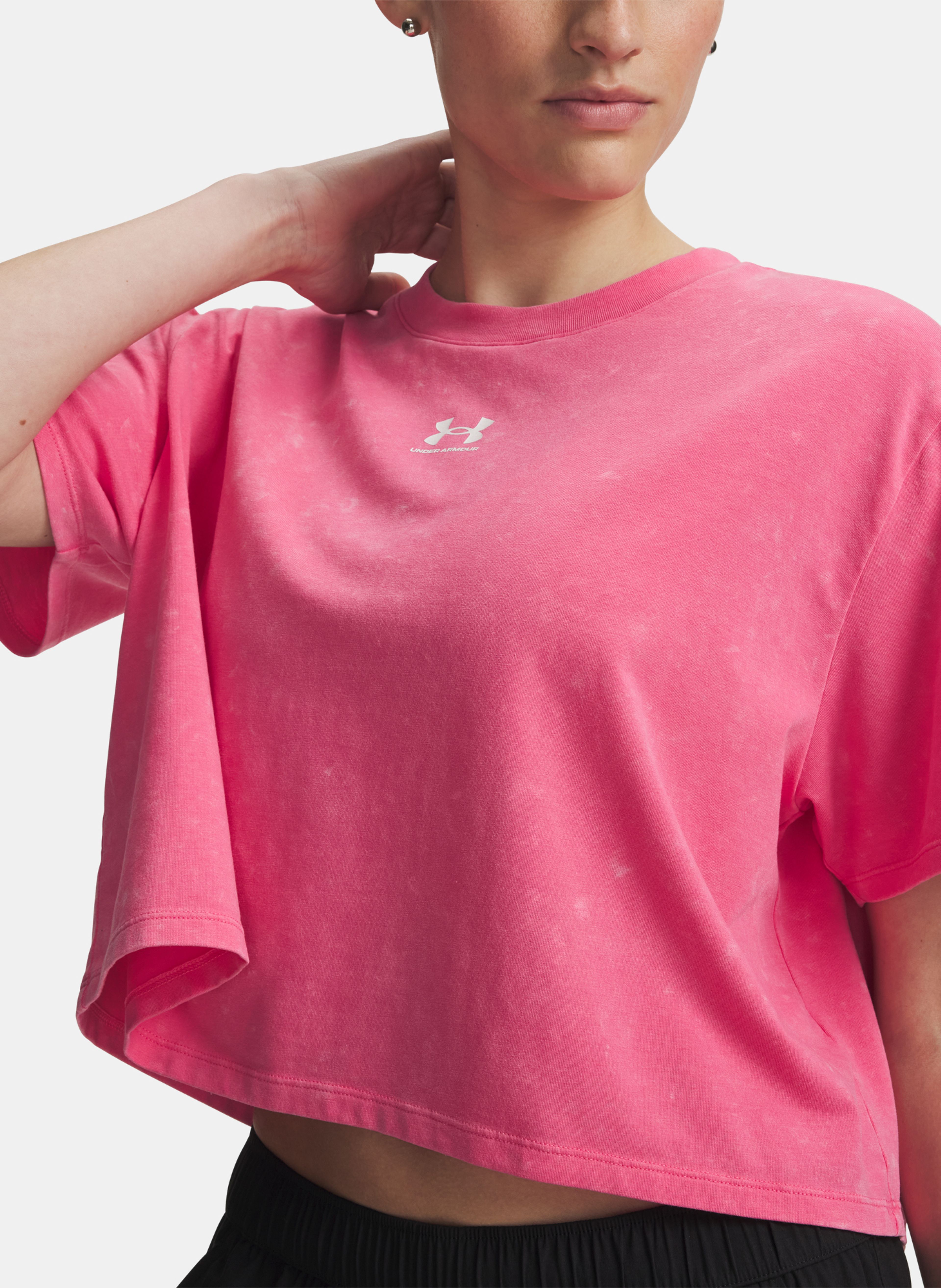 Női póló Under Armour UA Rival Boxy Tee Wash - 003