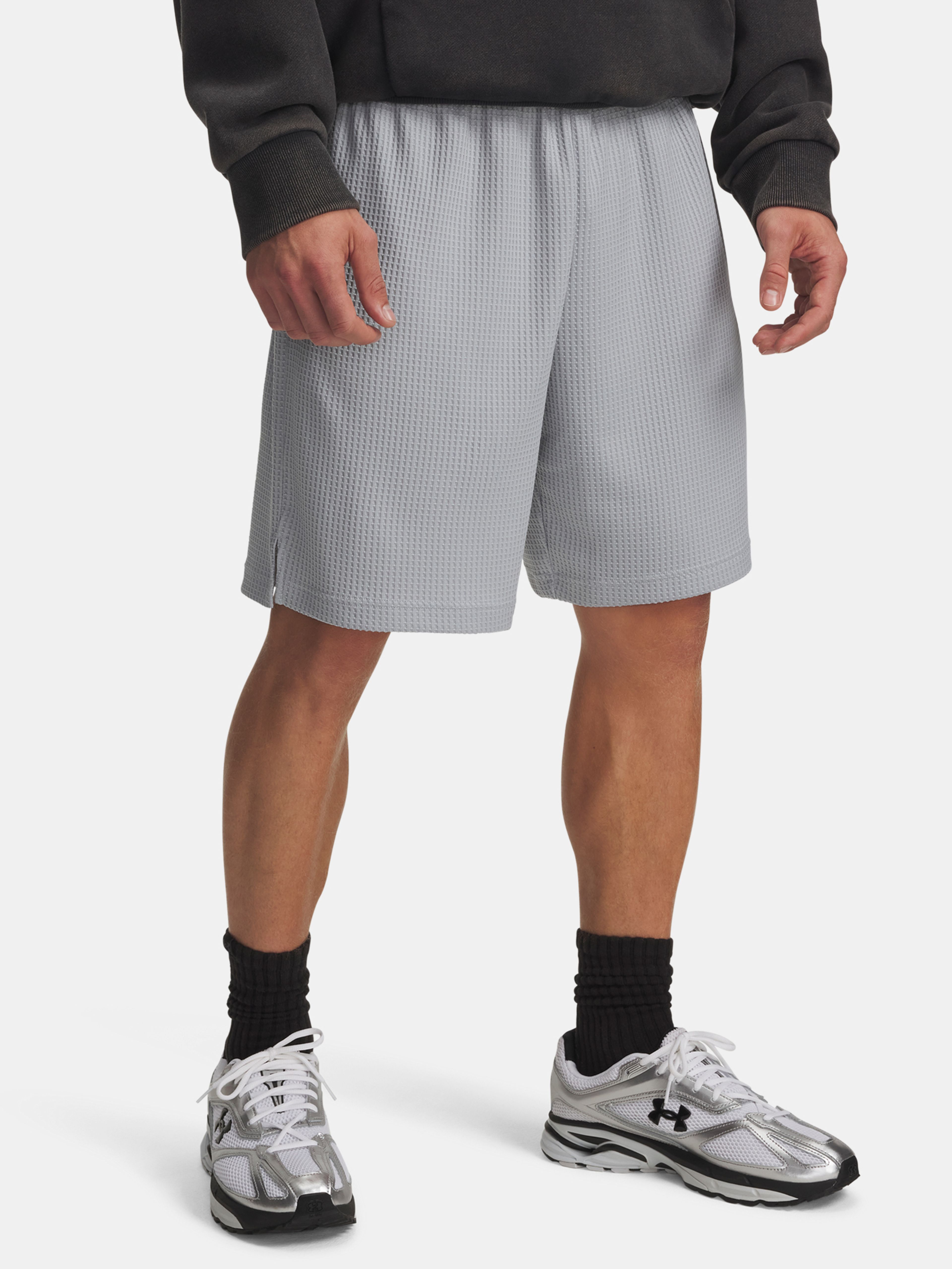 Pánske kraťasy Under Armour UA Rival Waffle Short-GRY