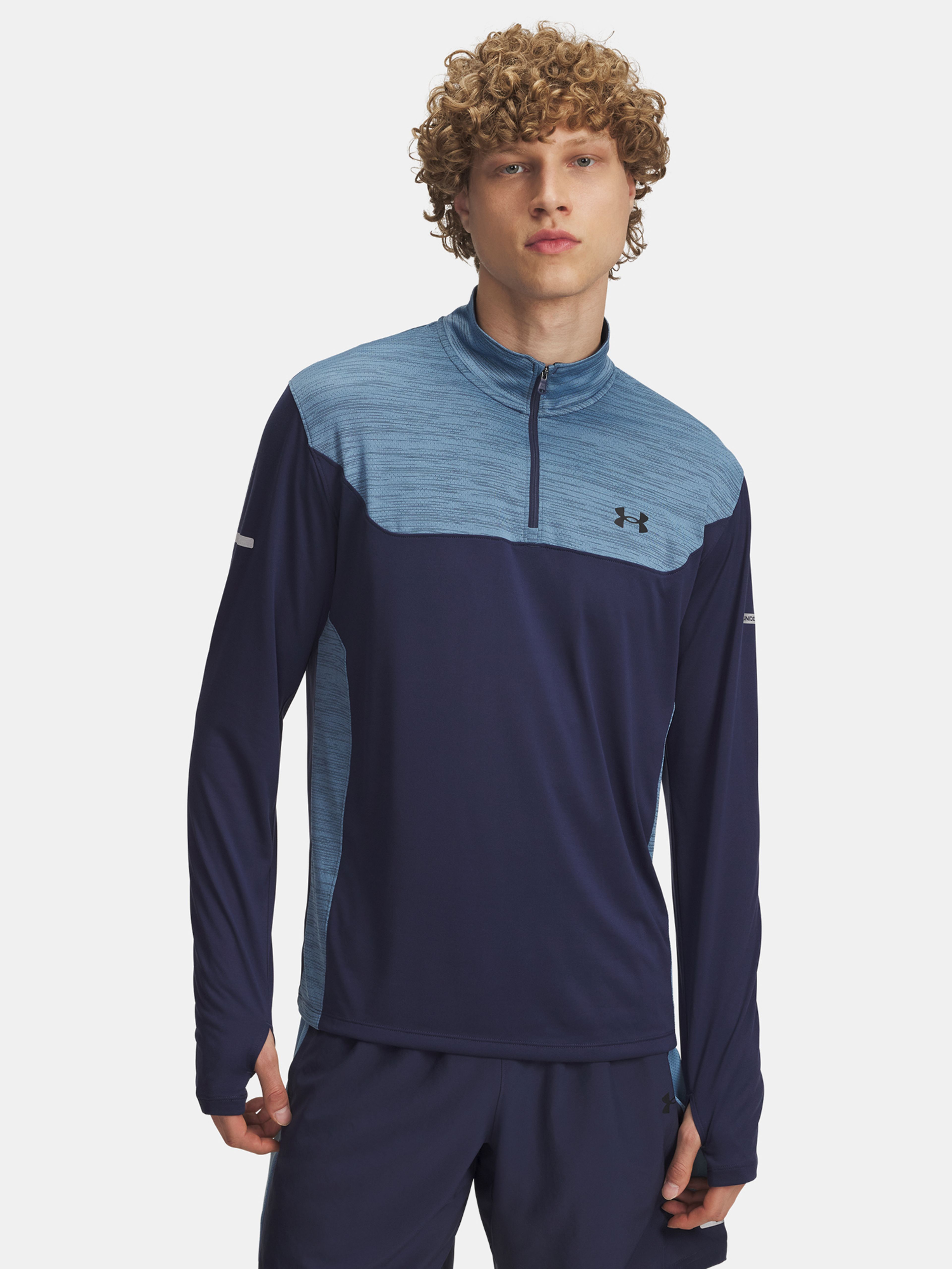 Vyriški marškinėliai Under Armour UA Tech Utility 1/4 Zip-BLU