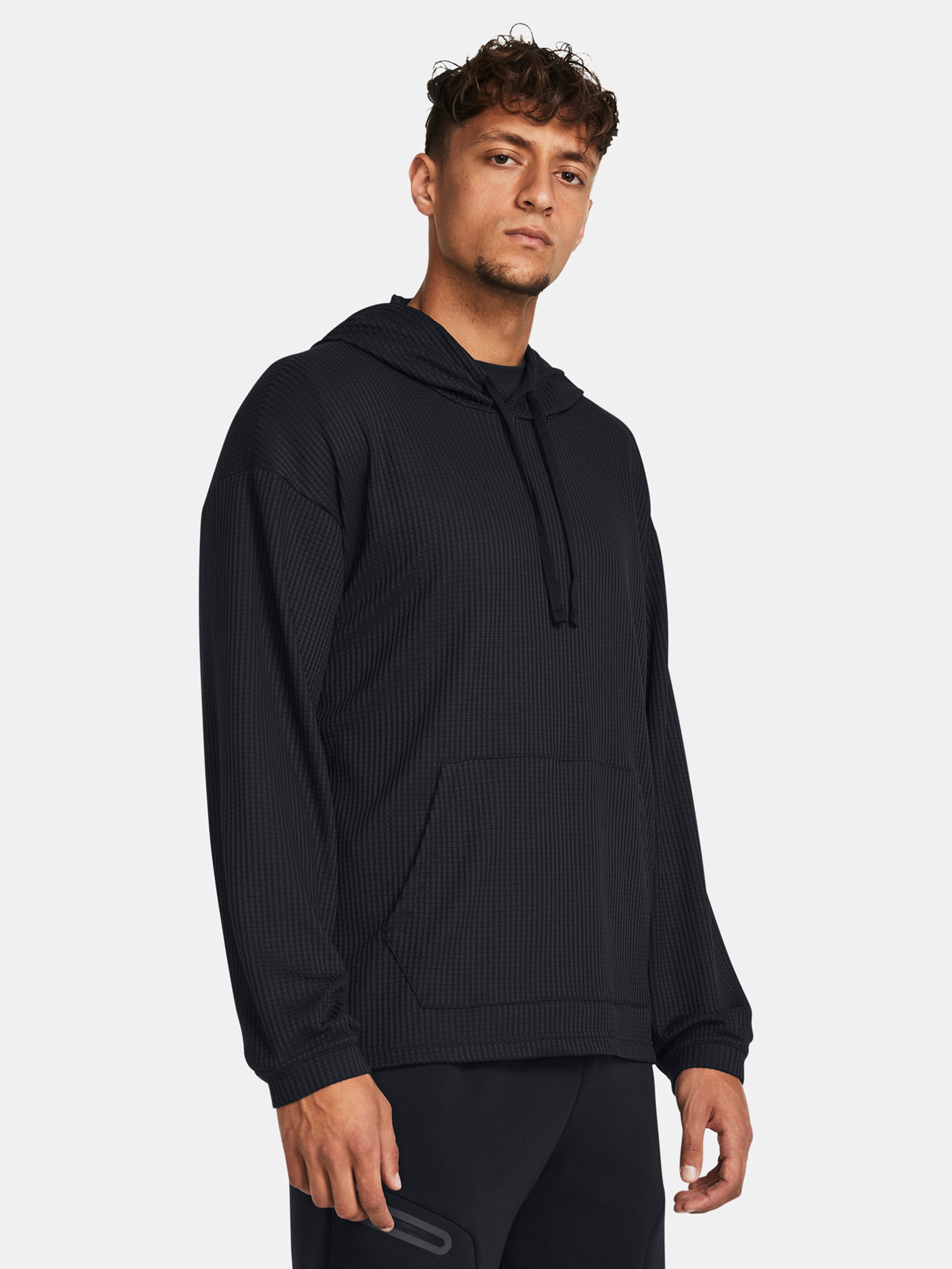 Vyriškas bliuzonas Under Armour UA Rival Waffle Hoodie-BLK