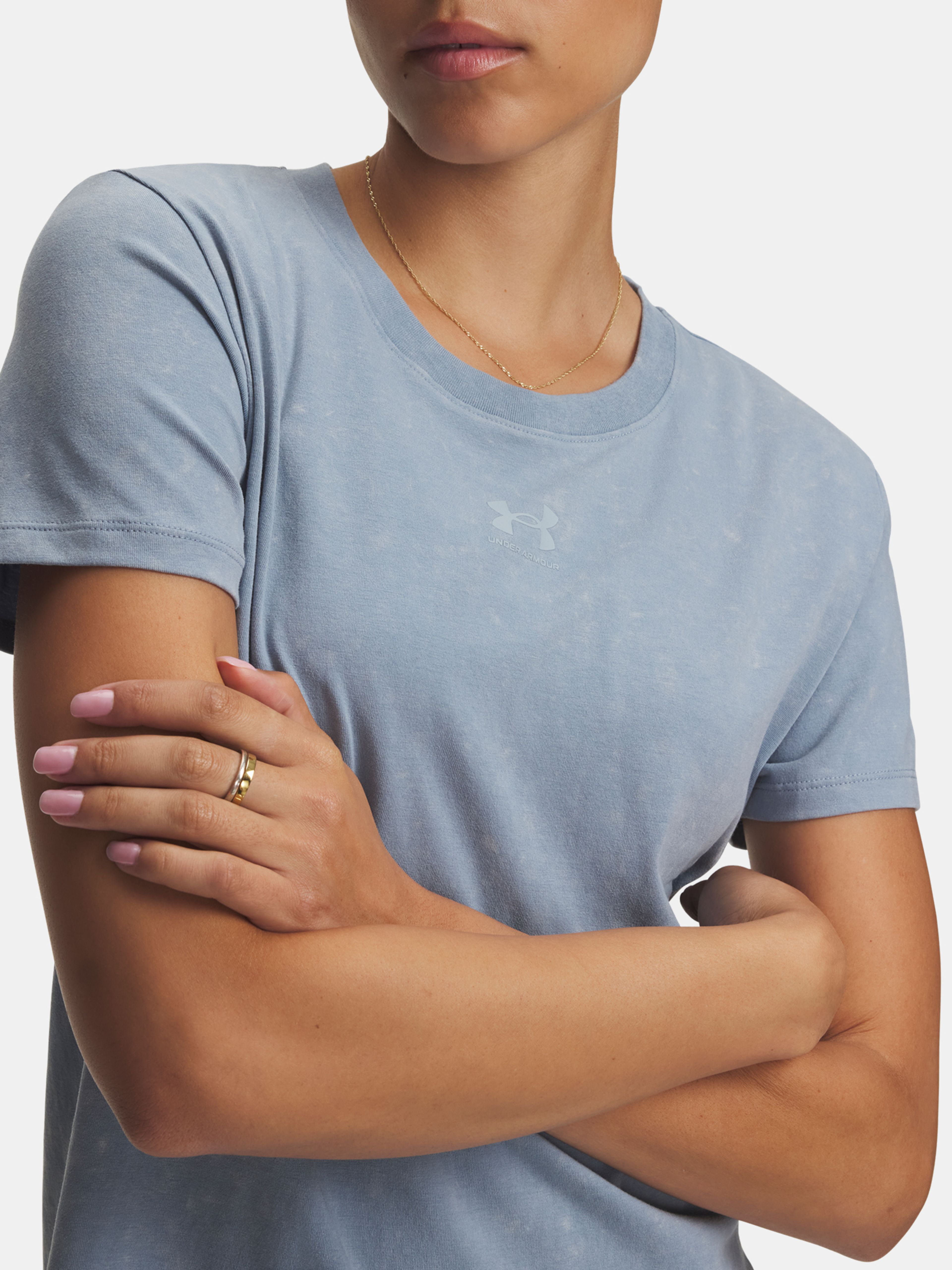 Naiste t-särk Under Armour Rival Cotton Wash SS - 003
