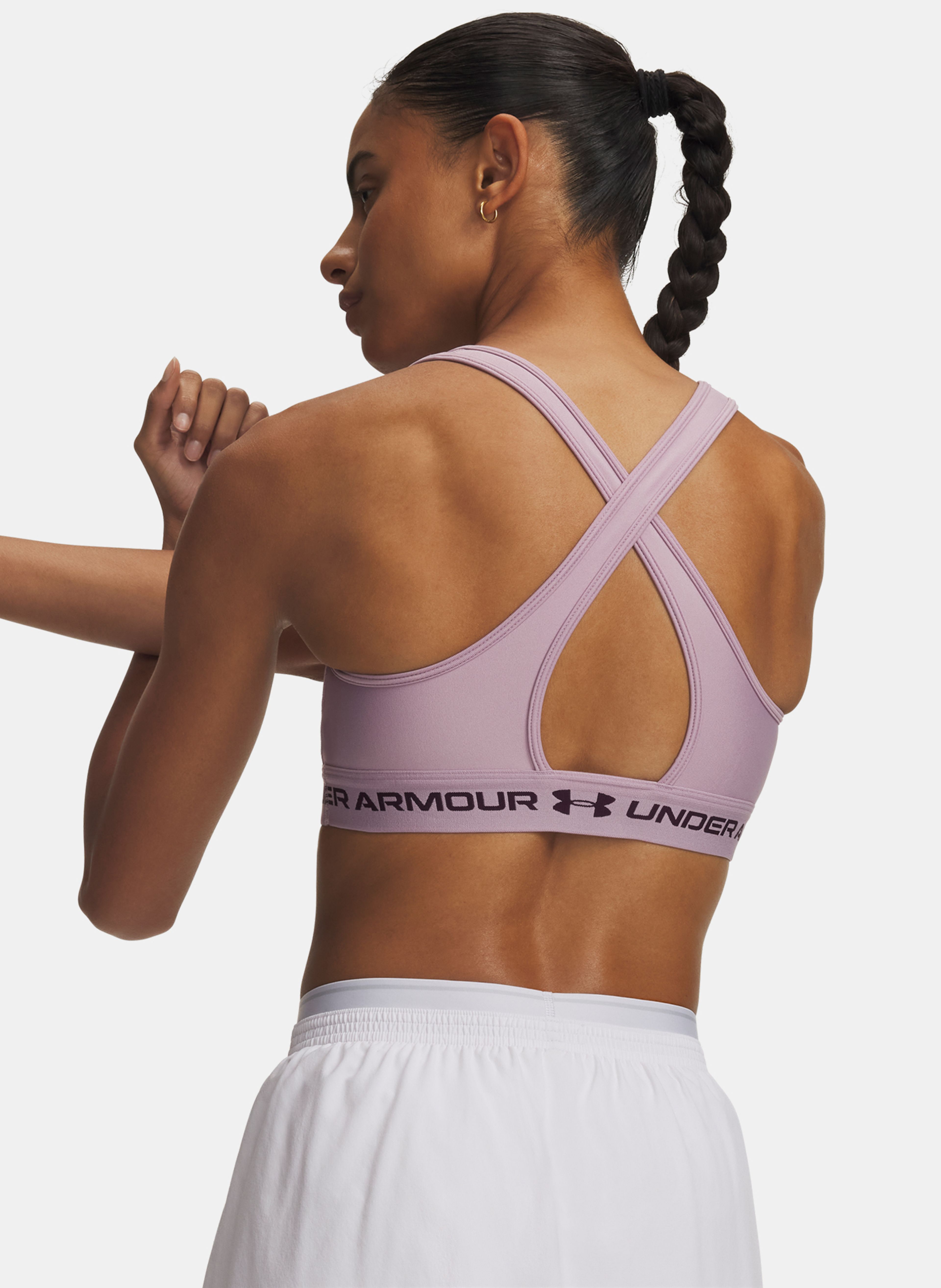 Sieviešu krūšturis Under Armour Crossback Mid Bra - 002