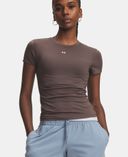 Ženska majica Under Armour Motion Fitted SS-Rjava - 003