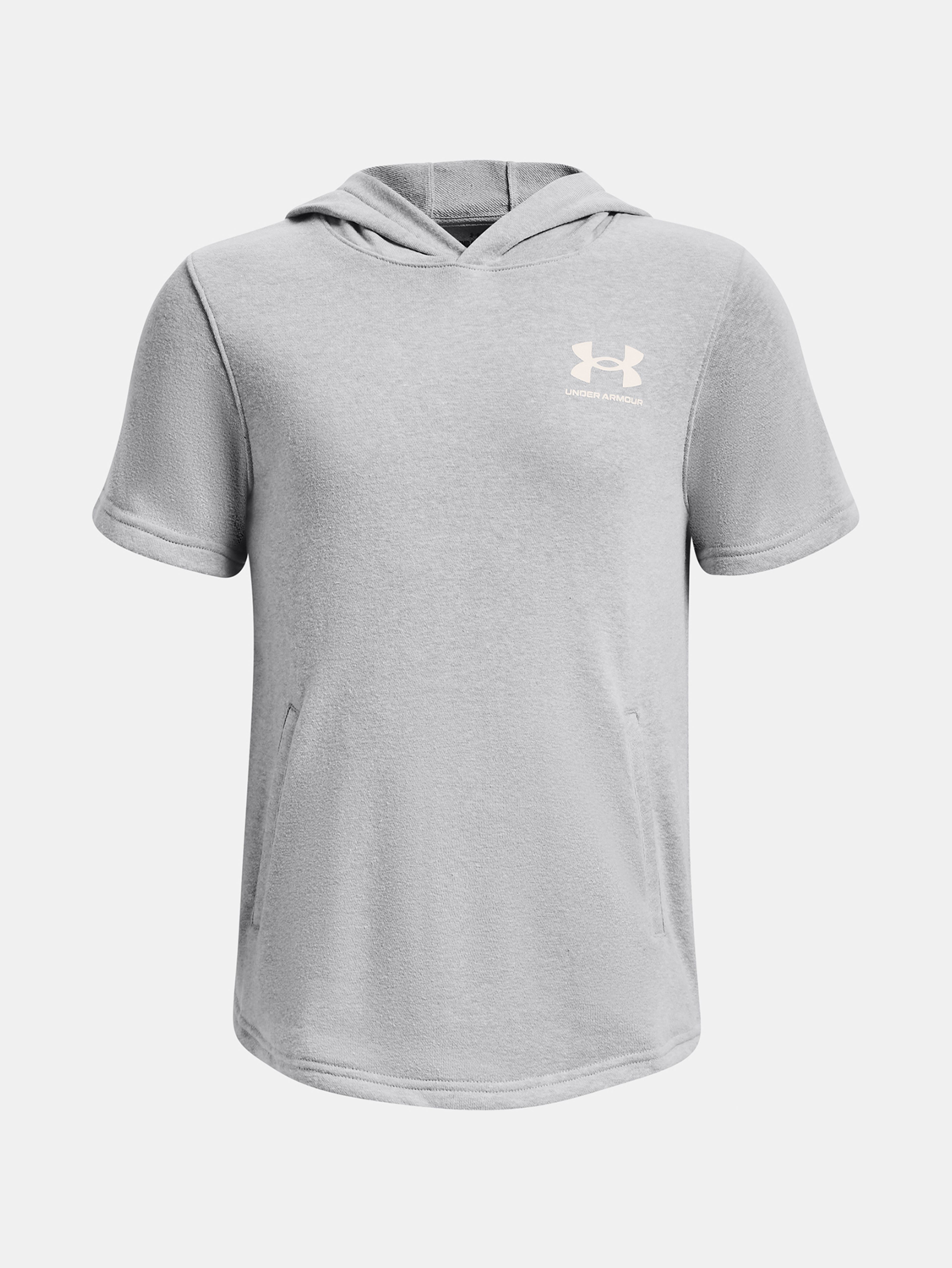 Fiú felső Under Armour UA Rival Terry SS Hoodie