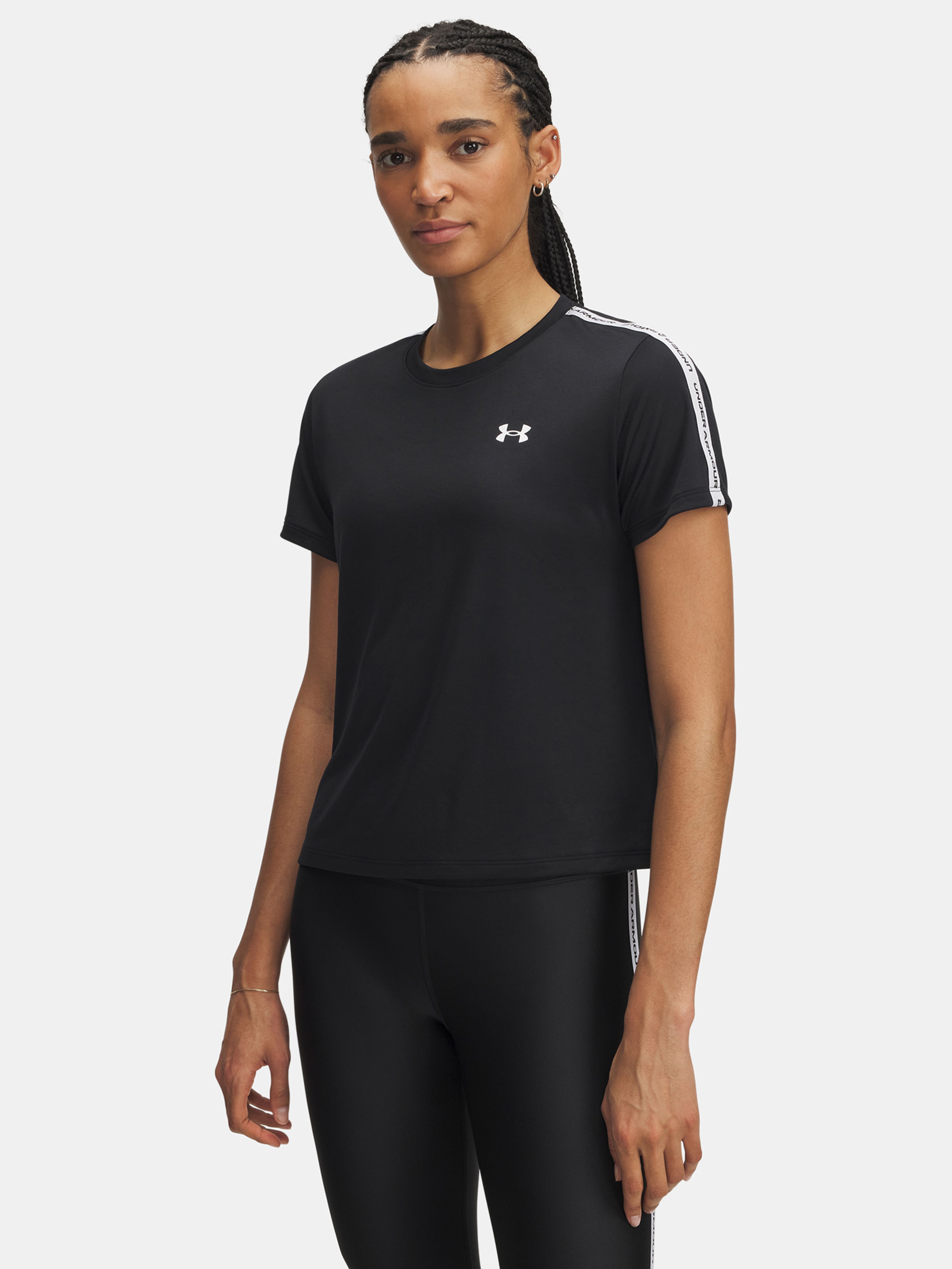 Dámske tričko Under Armour UA Tech WM Tape SS-BLK