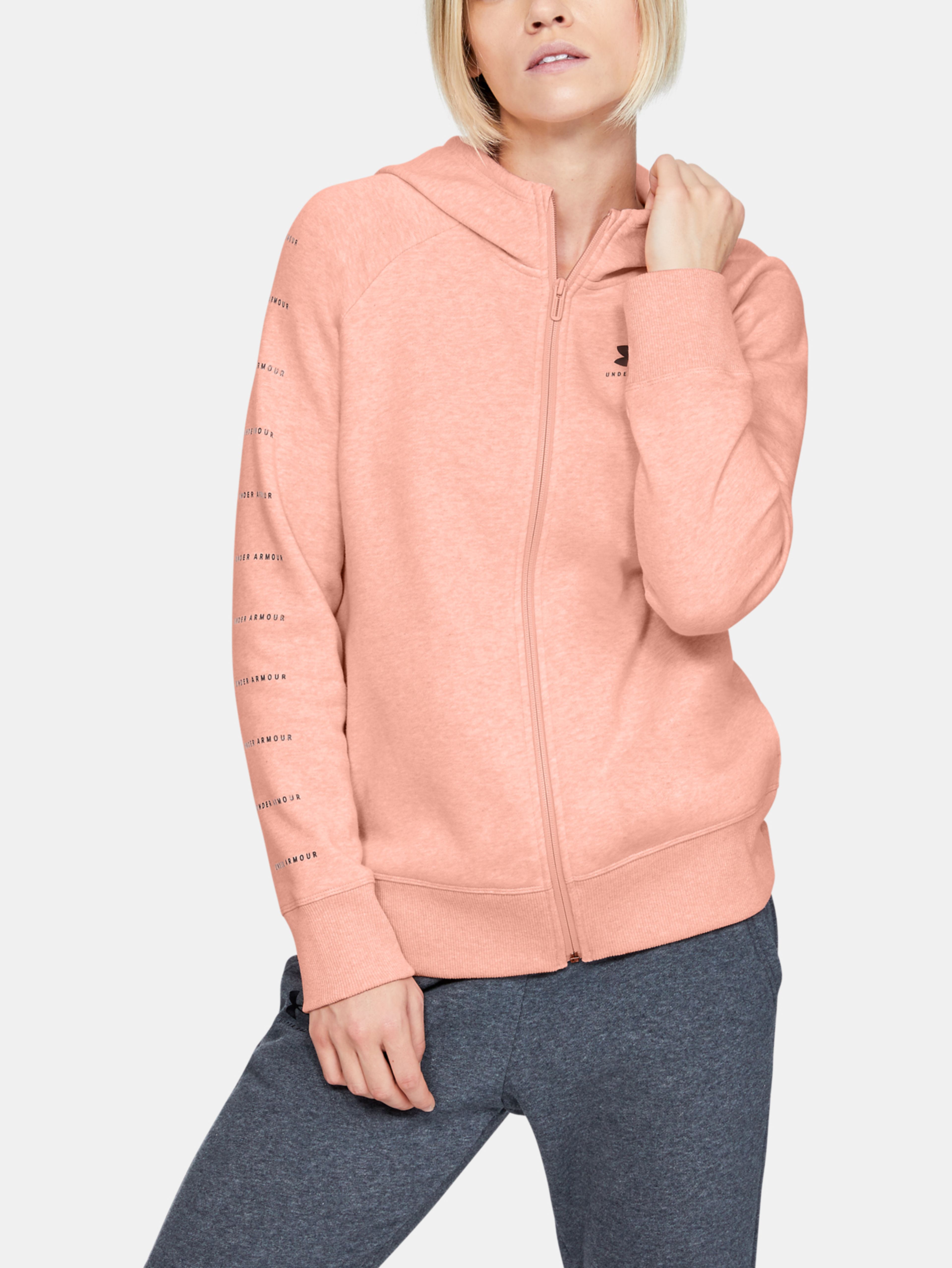 Naiste dressipluus Under Armour Rival Fleece Sportstyle Lc Sleeve Graphi