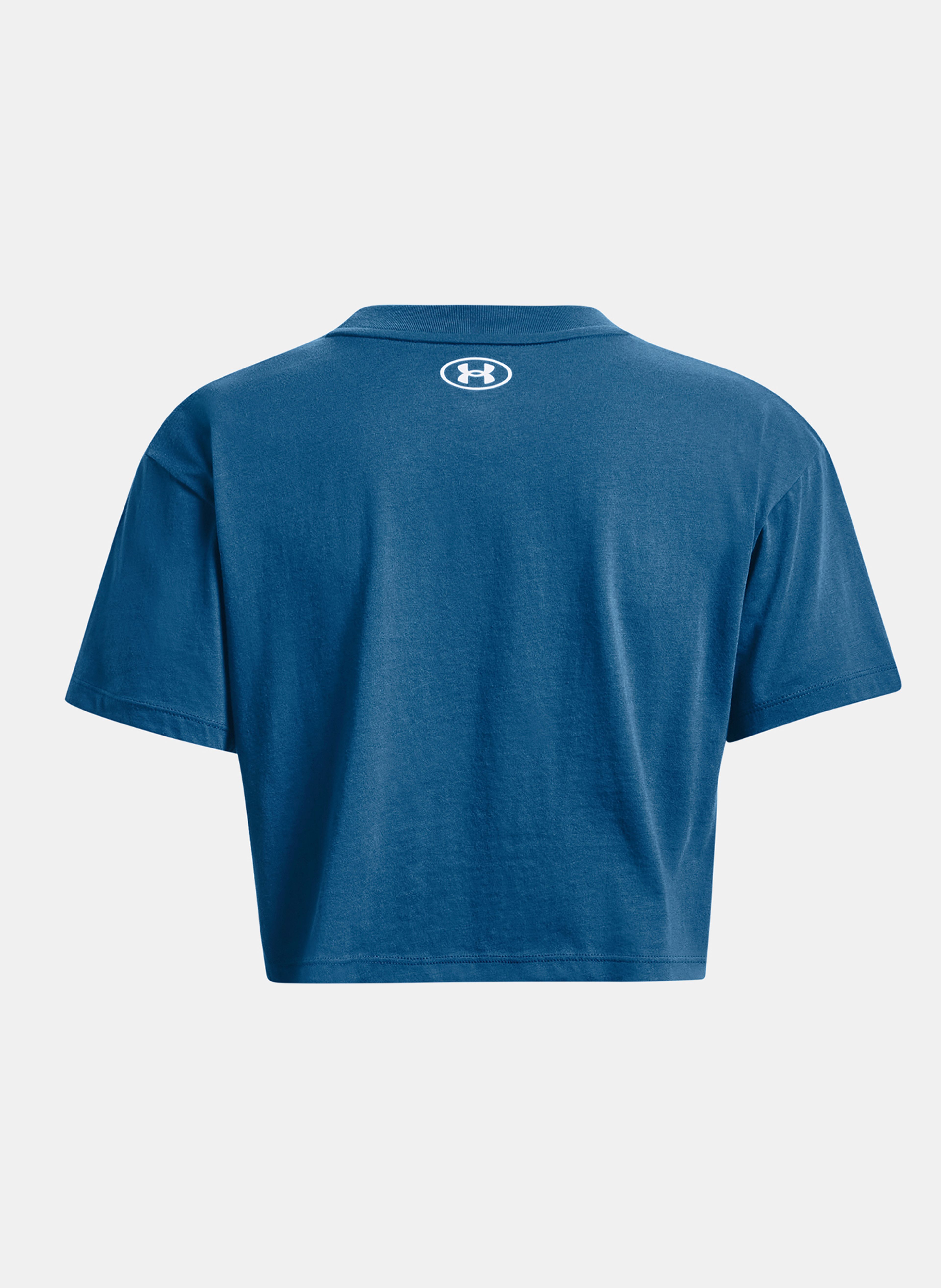 Női póló Under Armour UA COLLEGIATE CREST CROP SS - 004