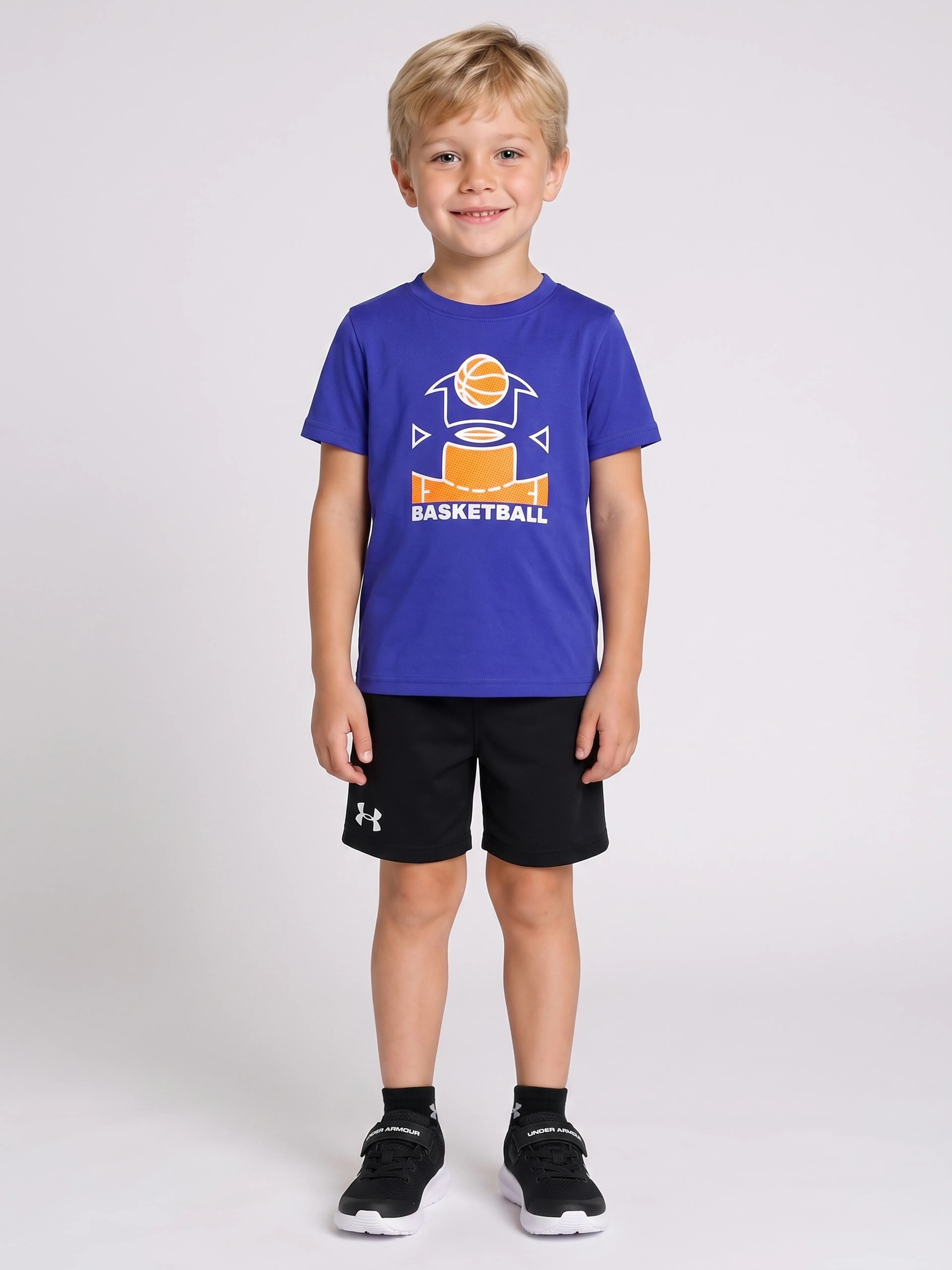 Fantovski set Under Armour UA BASKETBALL SS SHORT SET-ROY - 001