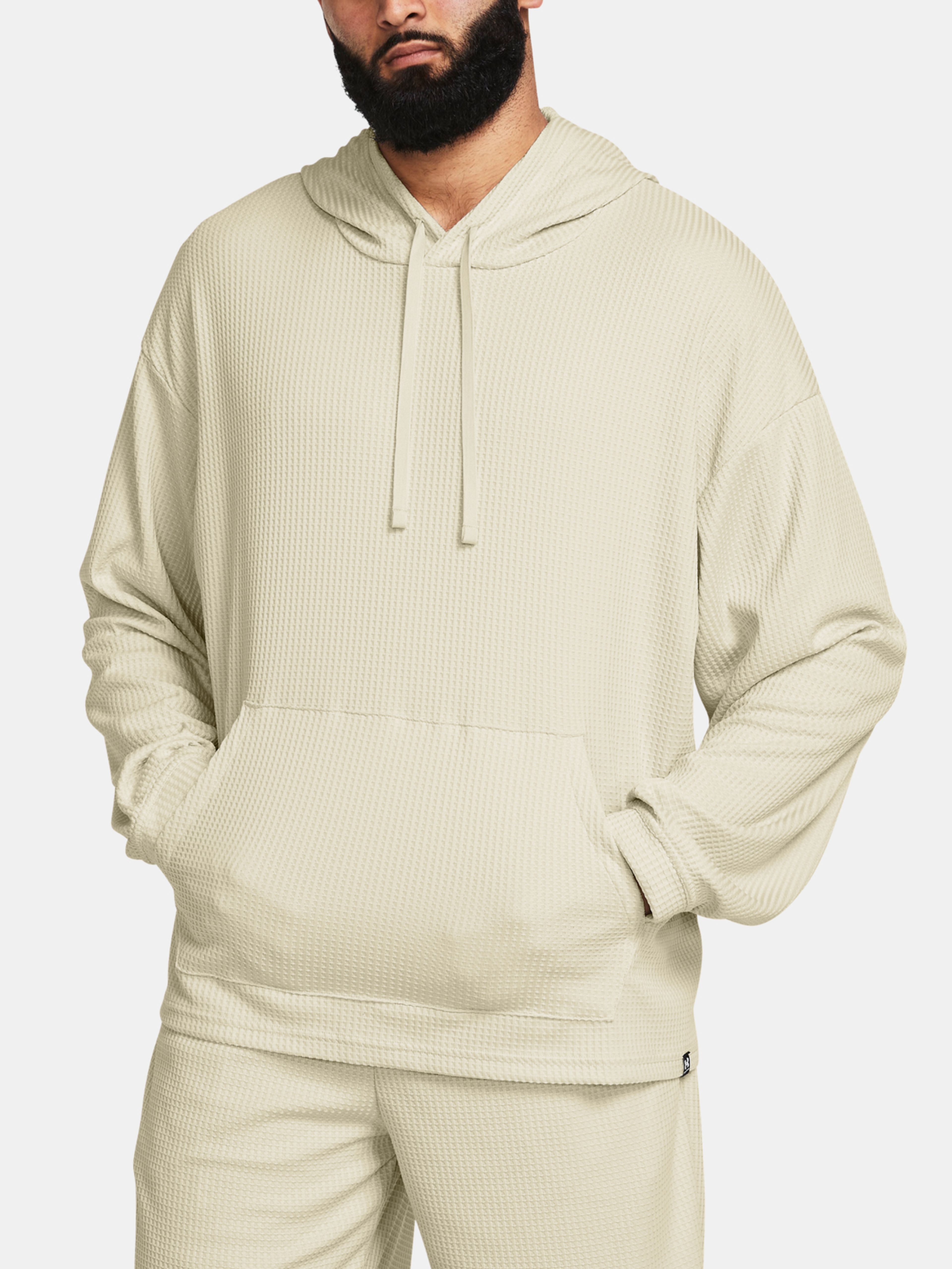 Pánská mikina Under Armour UA Rival Waffle Hoodie