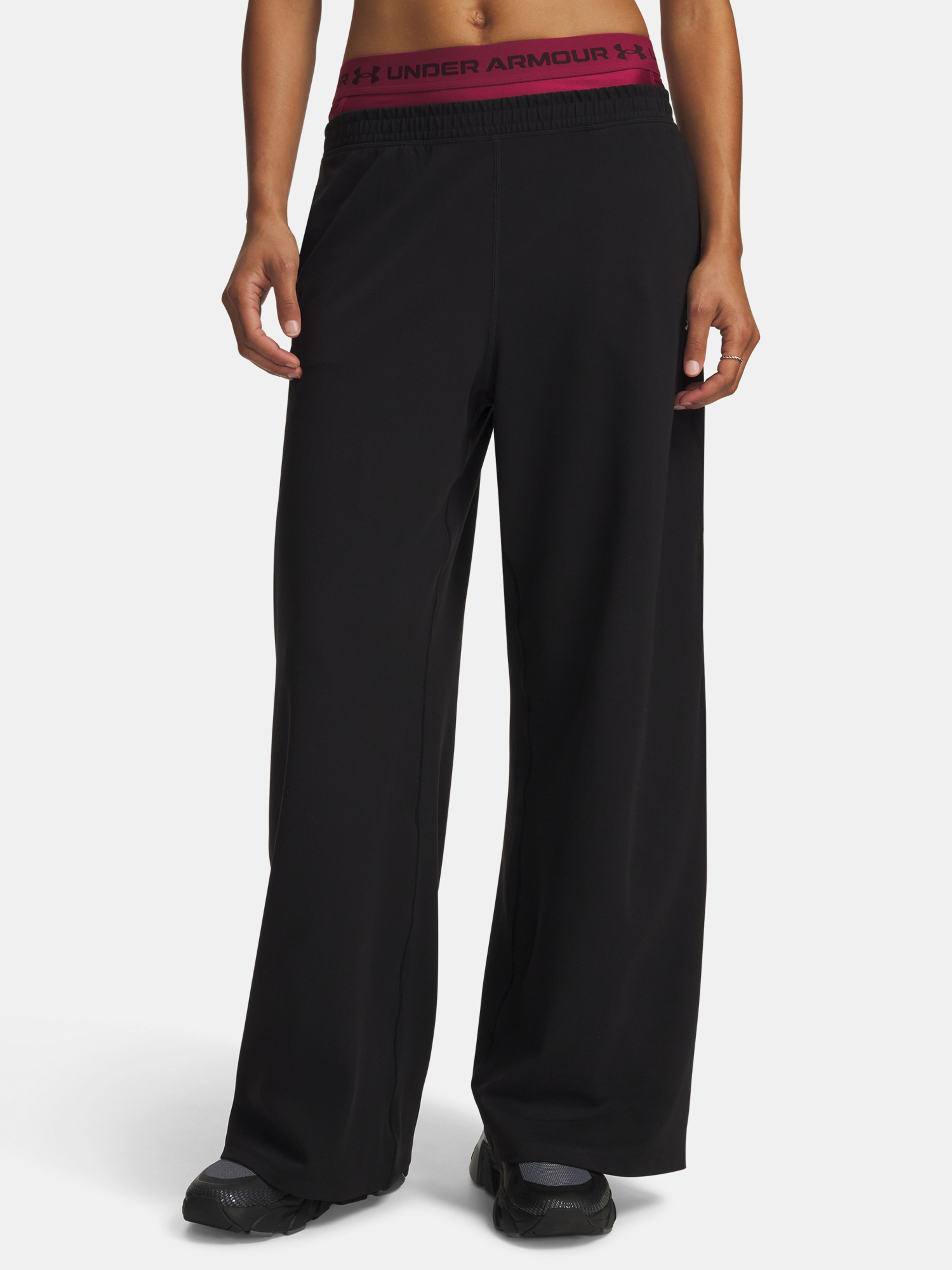 Sieviešu sporta bikses Under Armour Motion Wide Leg Pant - 001