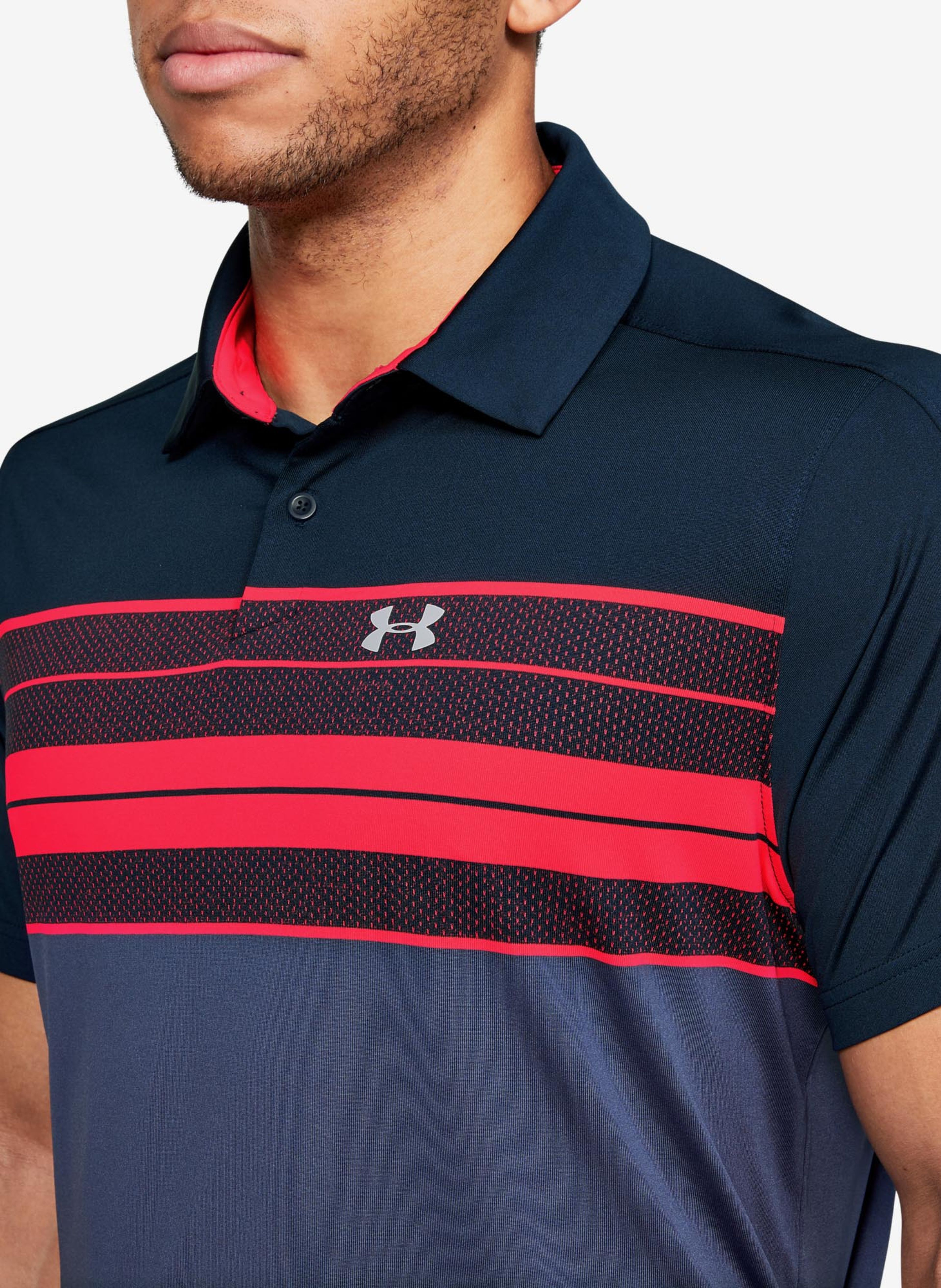 Pánské tričko Under Armour Vanish Chest Stripe Polo - 004