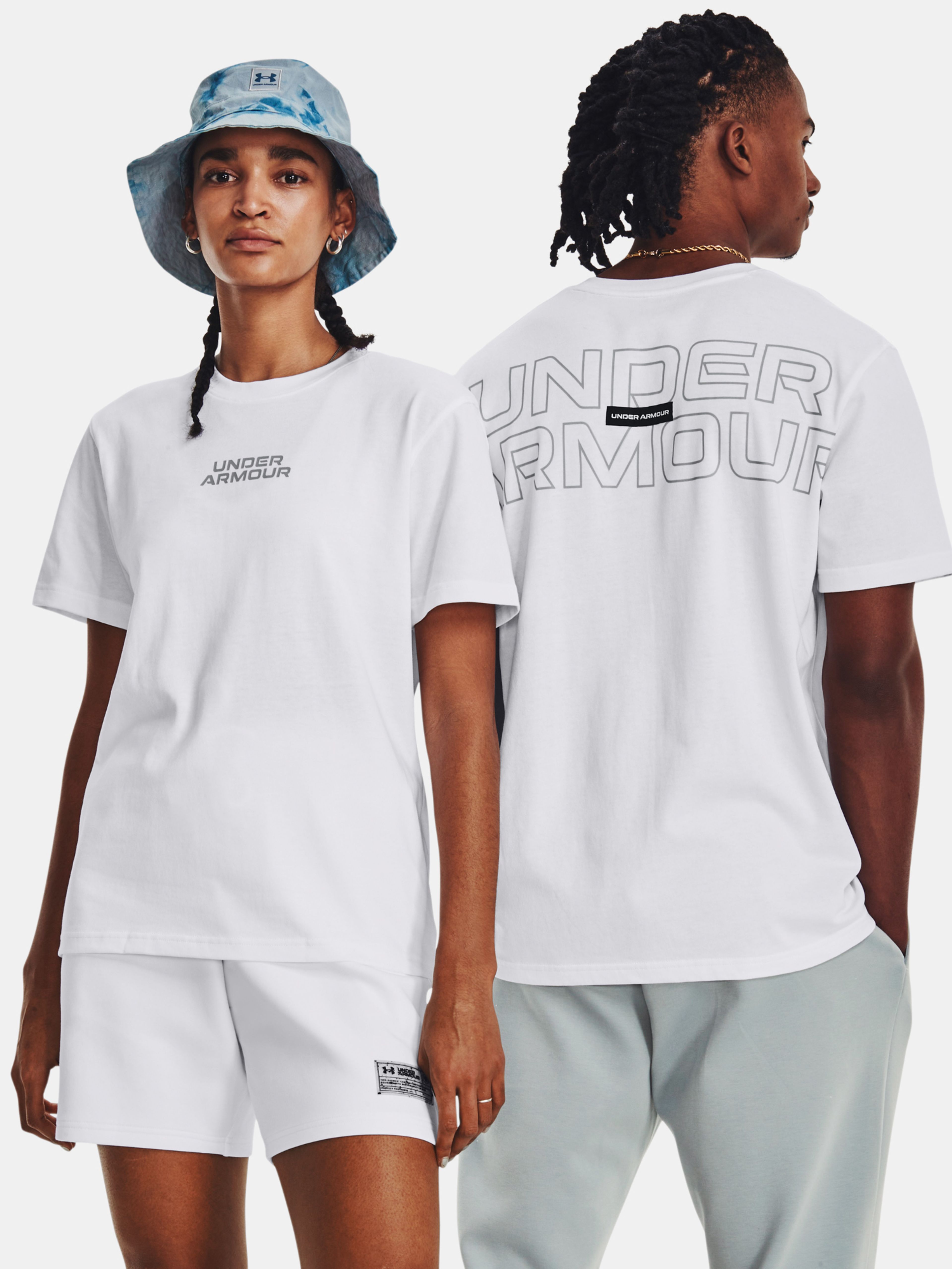 Unisekss t-krekls Under Armour UA OUTLINE HEAVYWEIGHT SS