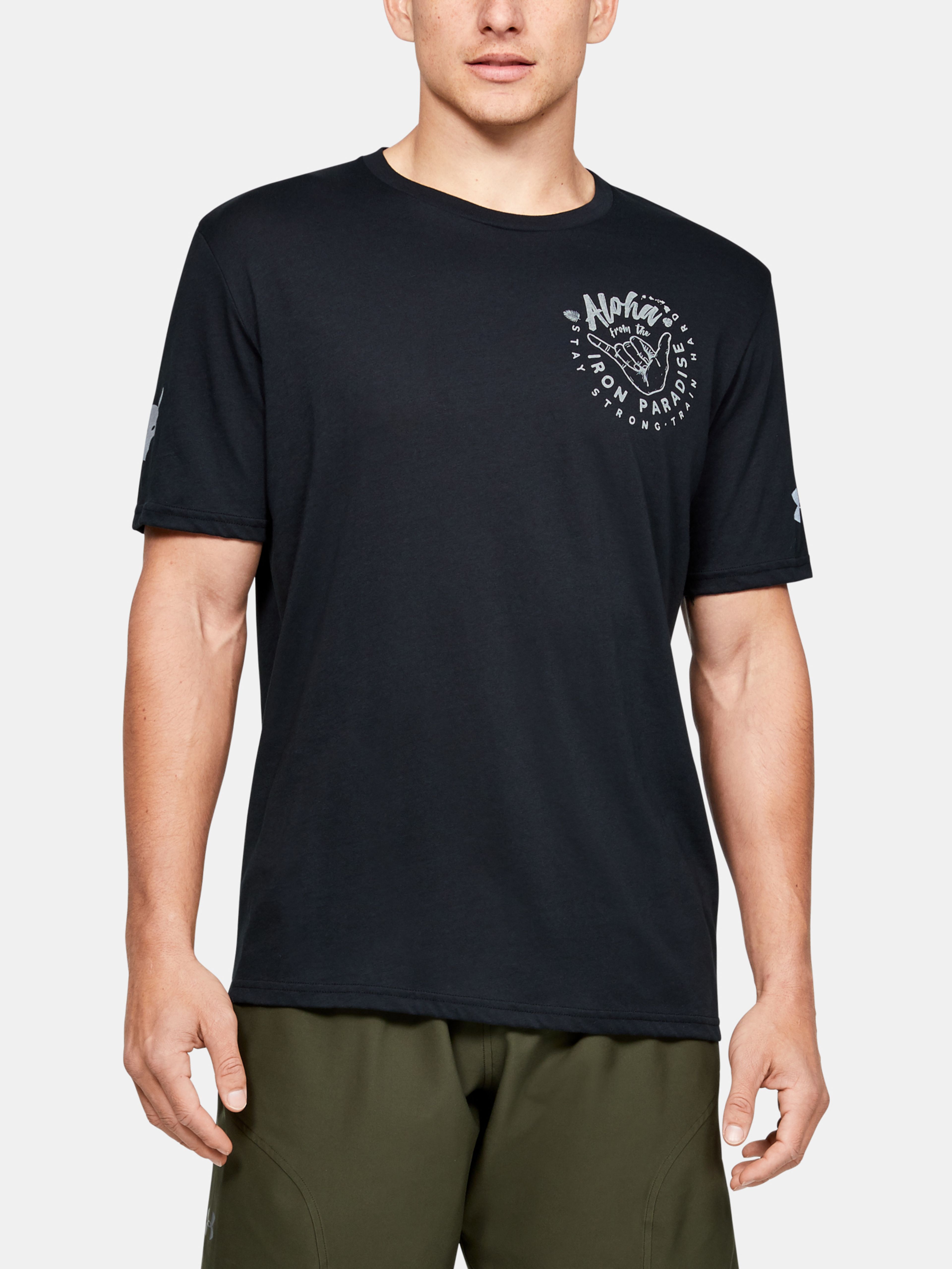 Férfi póló Under Armour Project Rock Iron Paradise Ss