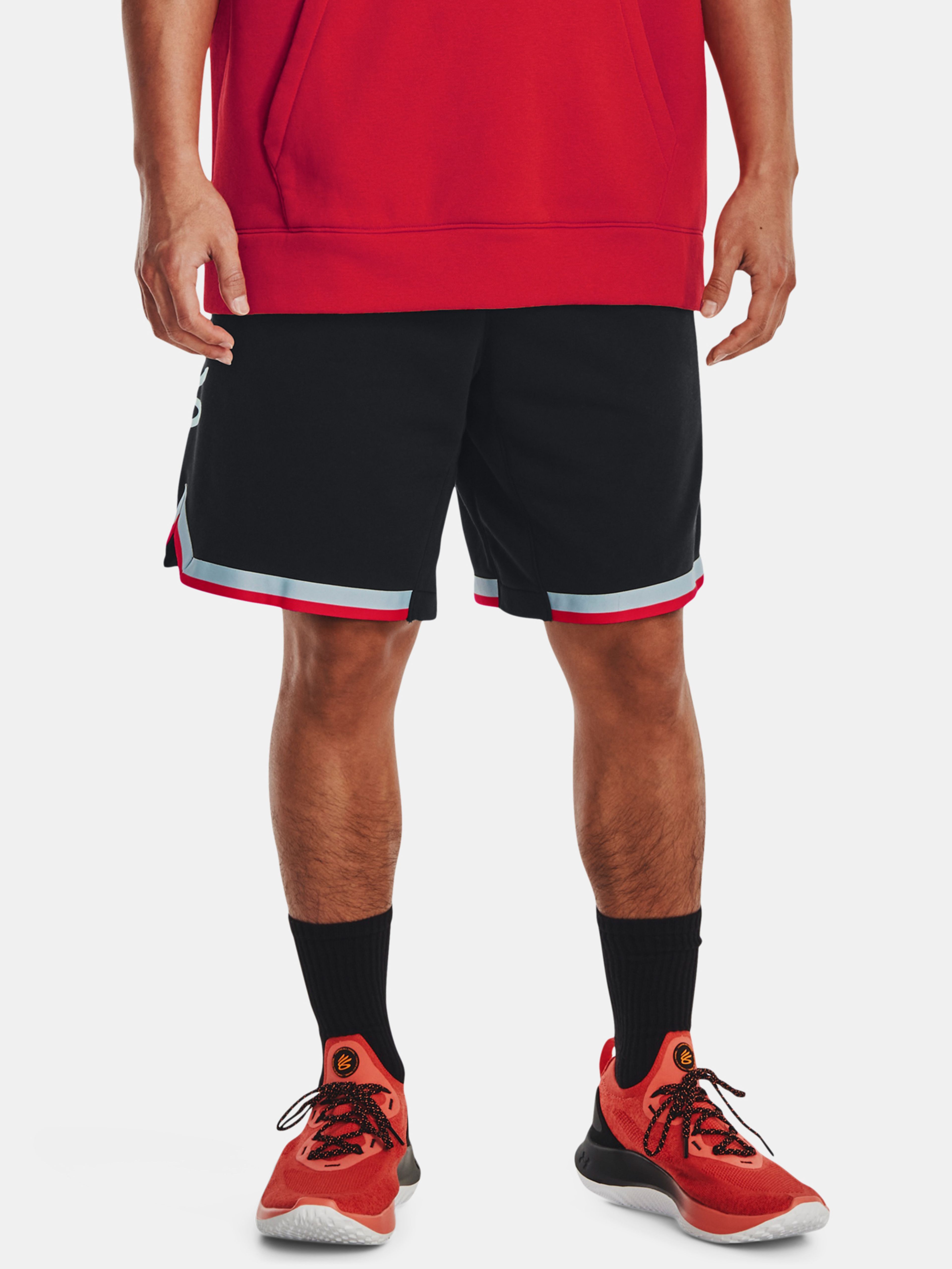 Férfi rövidnadrágok Under Armour Curry Fleece 9'' Short