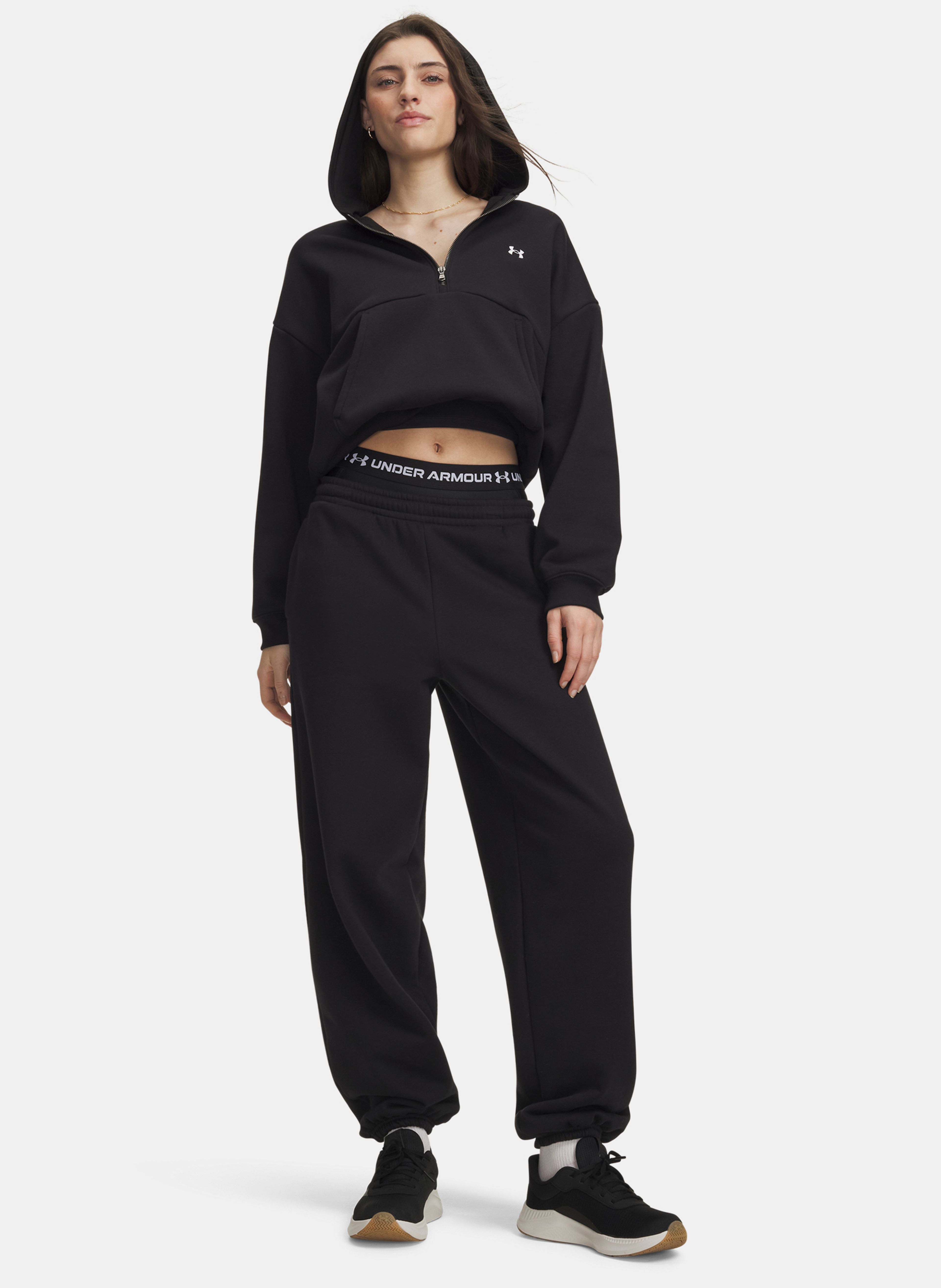 Sieviešu sporta bikses Under Armour Icon Flc Gym Pant - 003
