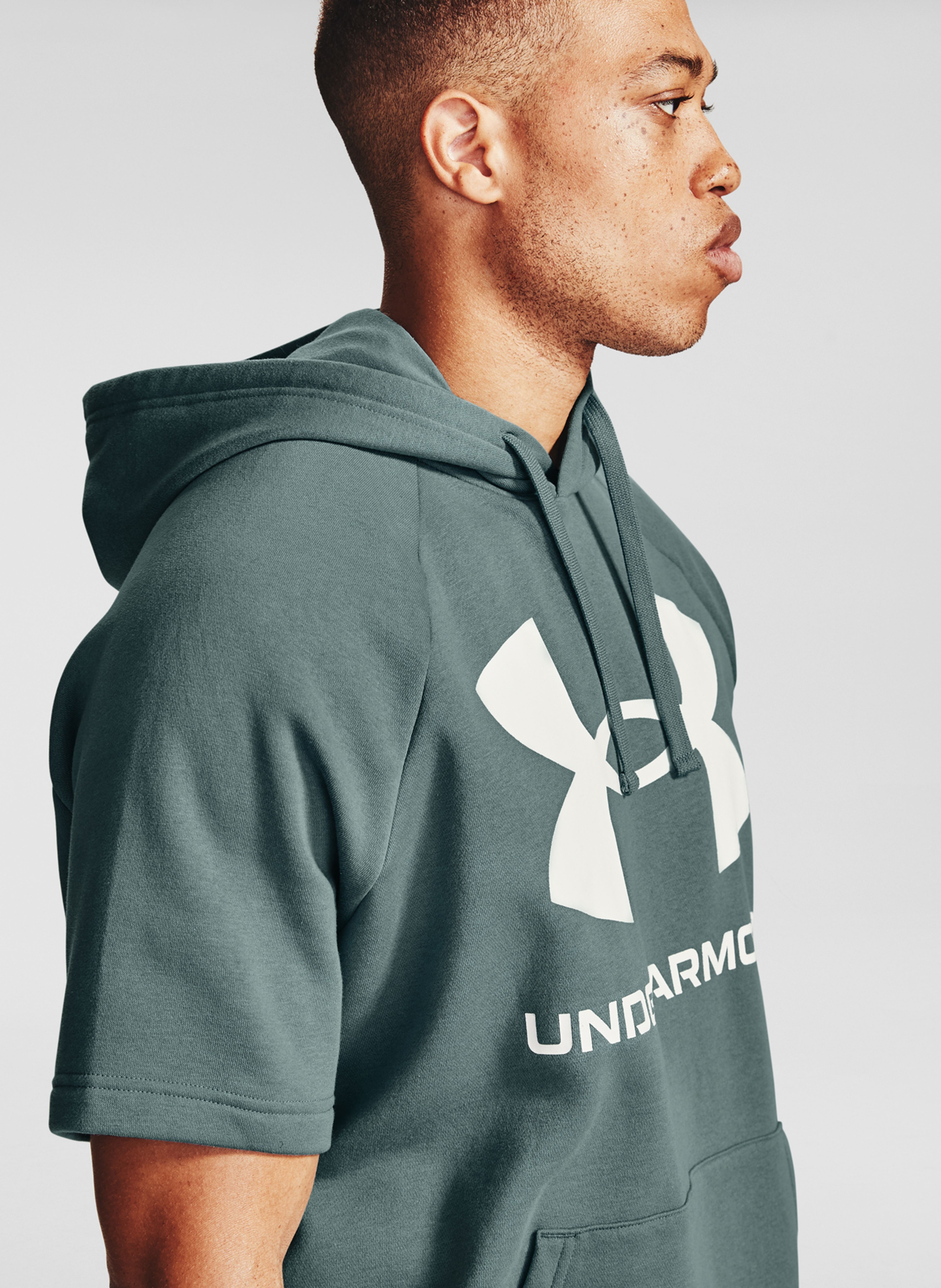 Pánská mikina Under Armour Rival Flc Big Logo SS HD - 006