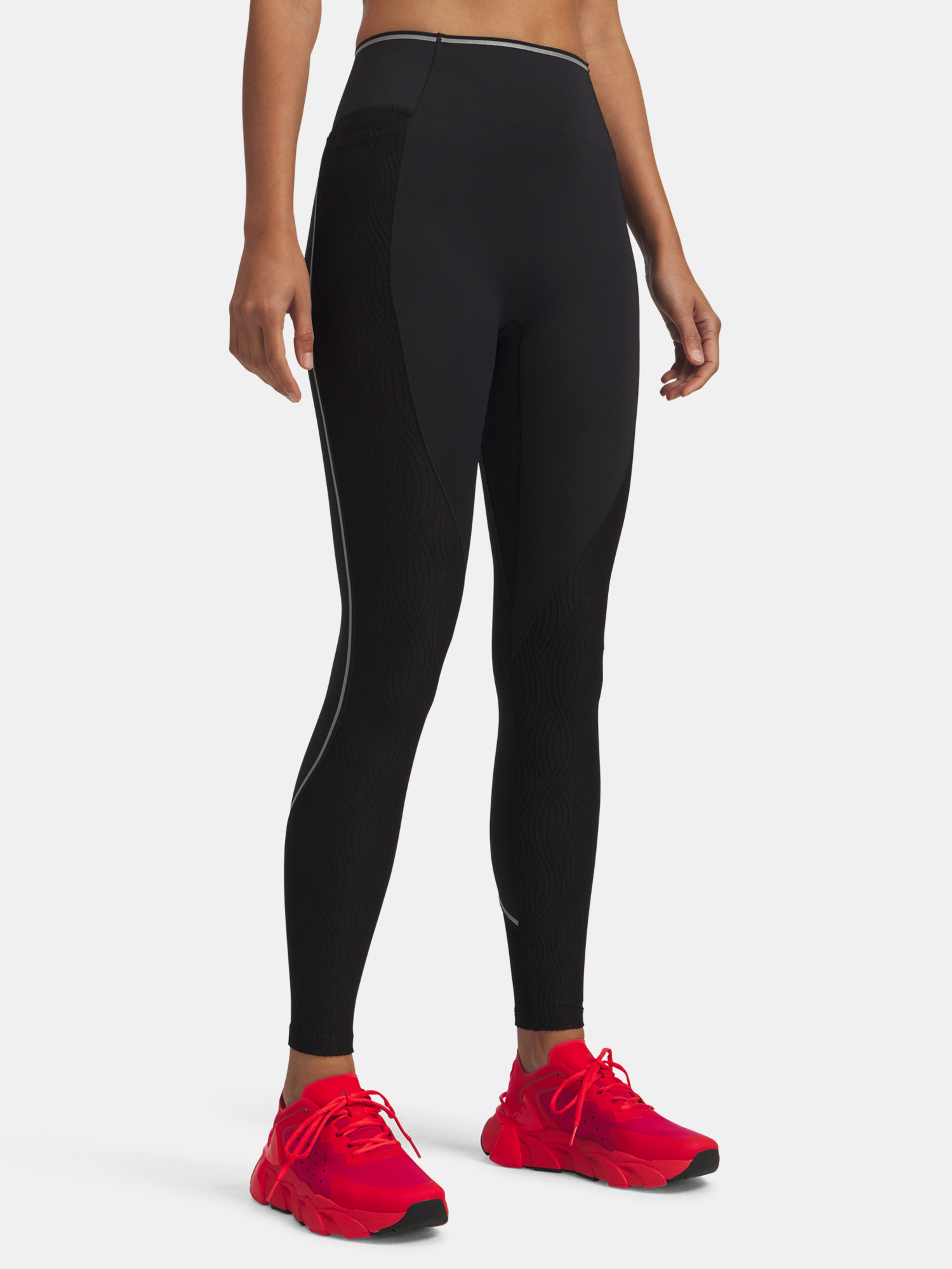 Női leggings Under Armour UA Halo Jacquard Legging-BLK