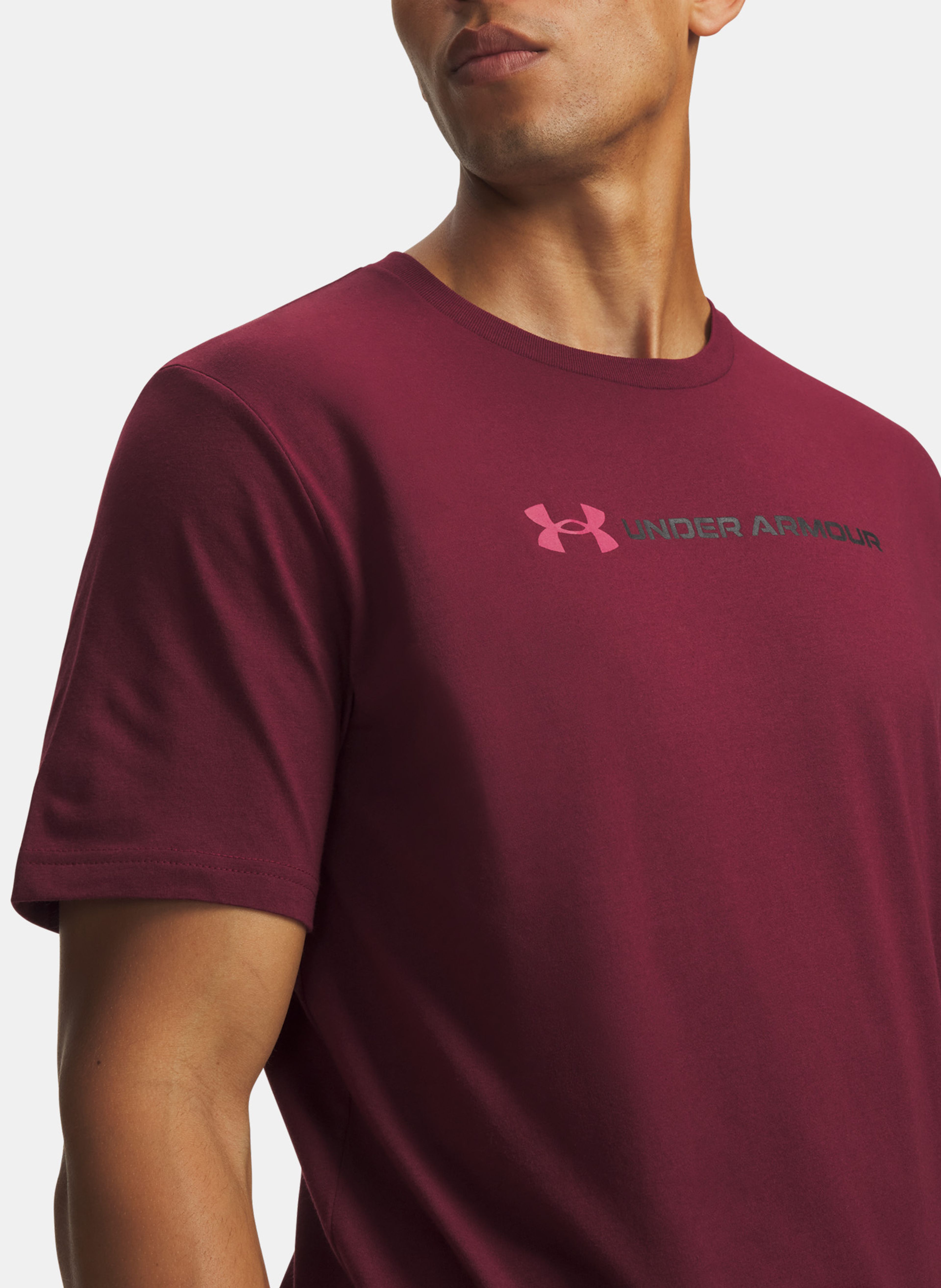 Férfi póló Under Armour UA M LOGO WM SS - 003