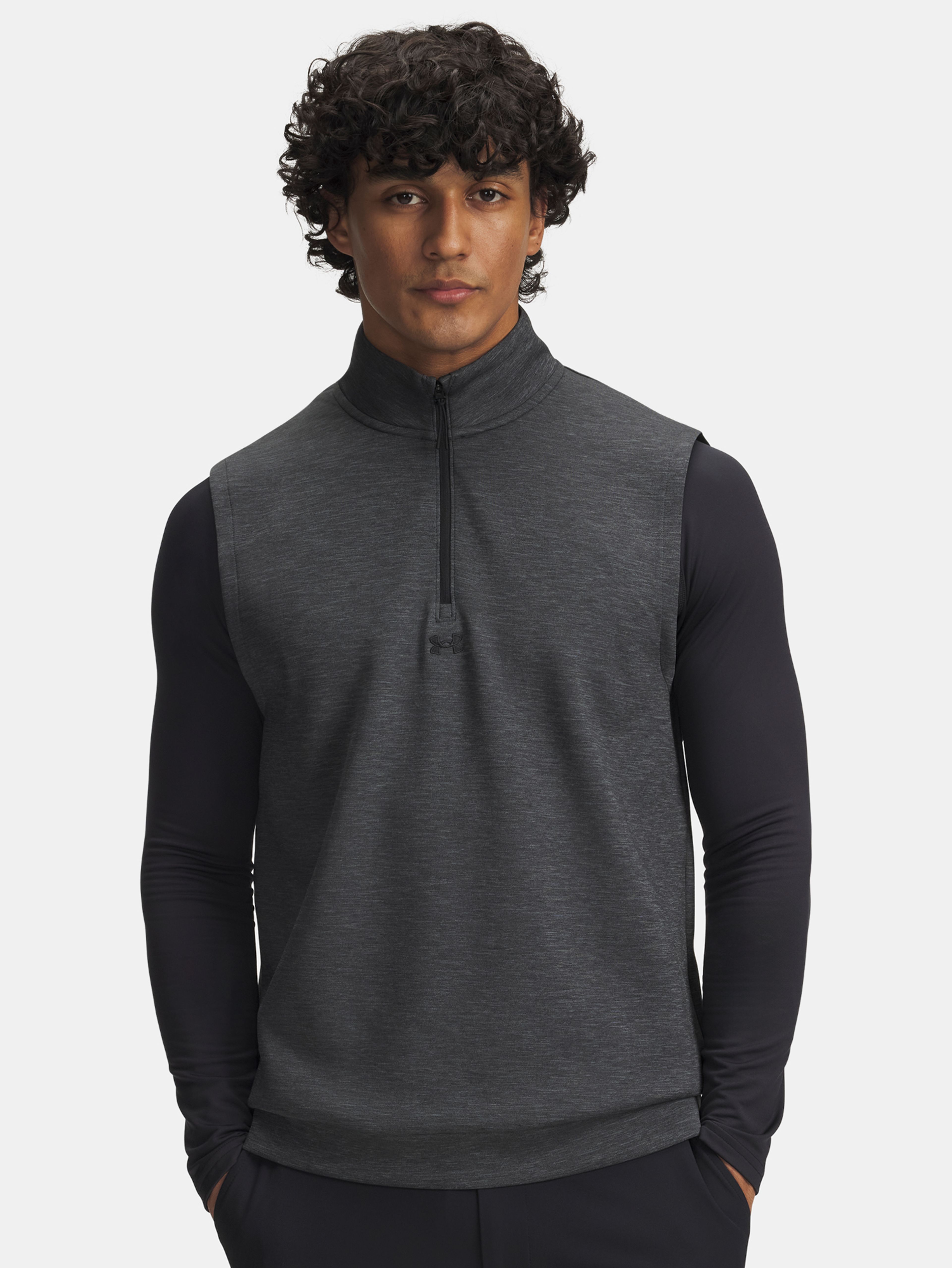 Moški jopič Under Armour UA Drive Midlayer Vest-BLK