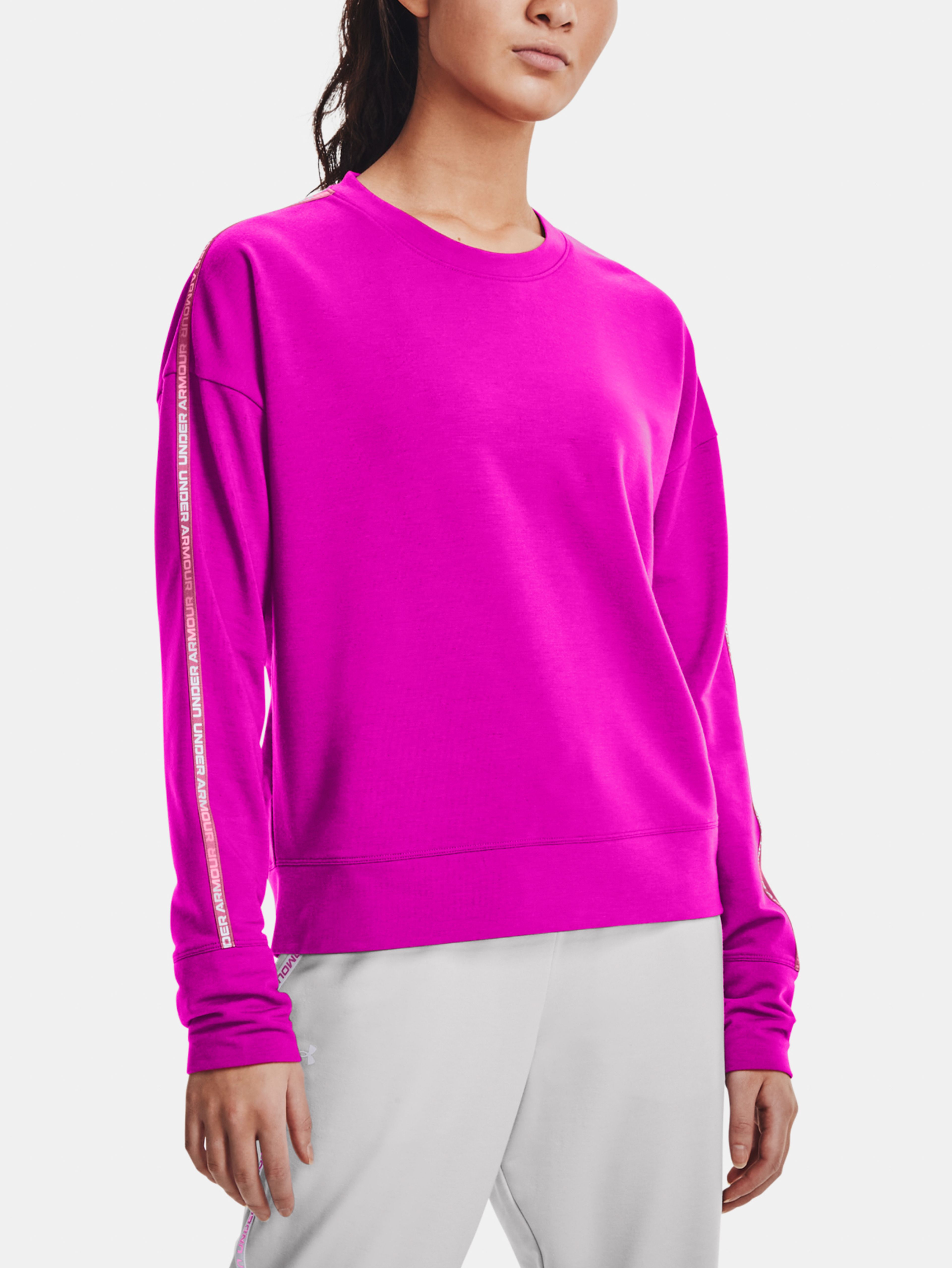 Női felső Under Armour Rival Terry Taped Crew