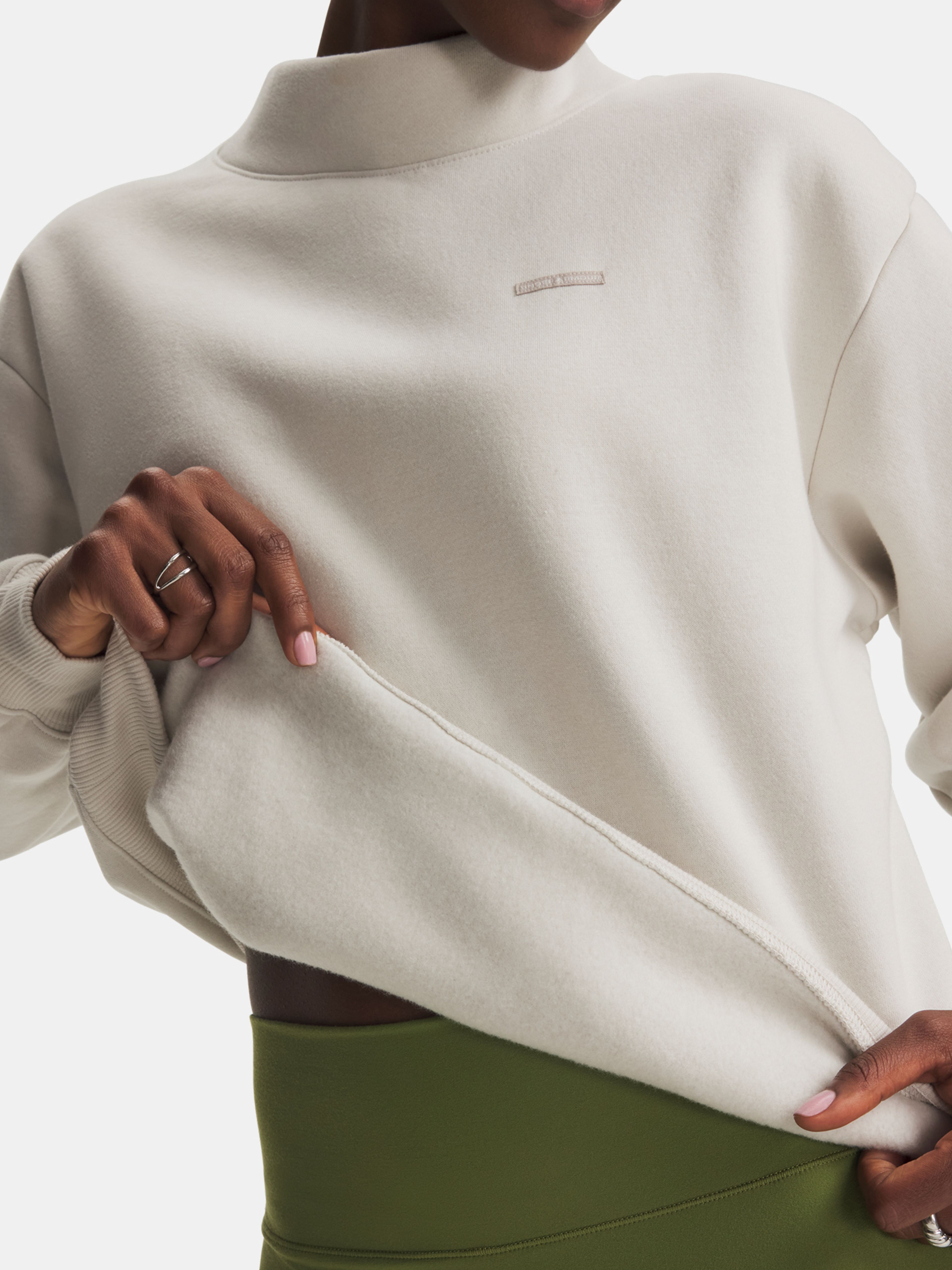 Női felső Under Armour Icon Sama Flc Mock - 003