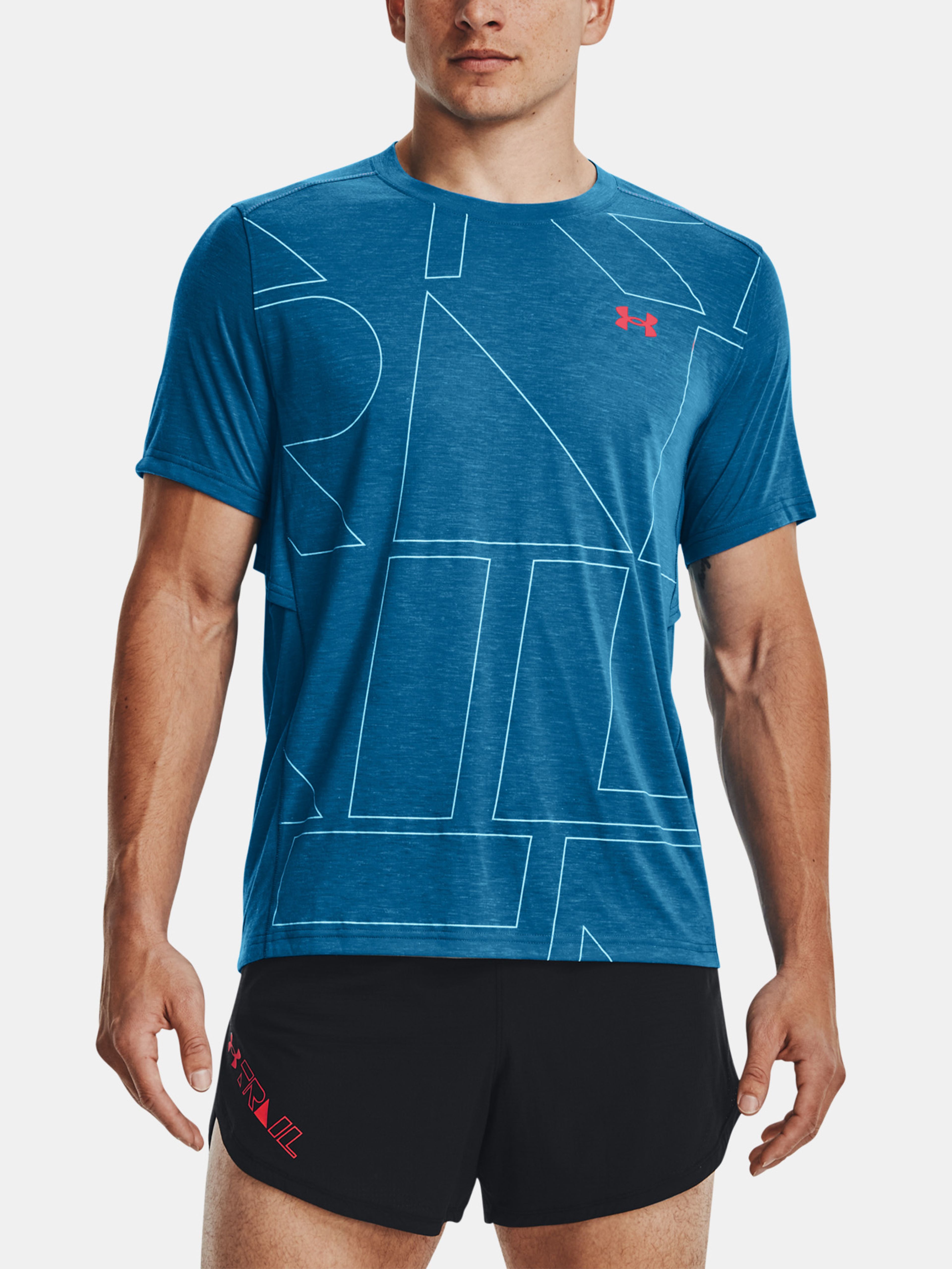 Férfi póló Under Armour UA Run Trail Tee