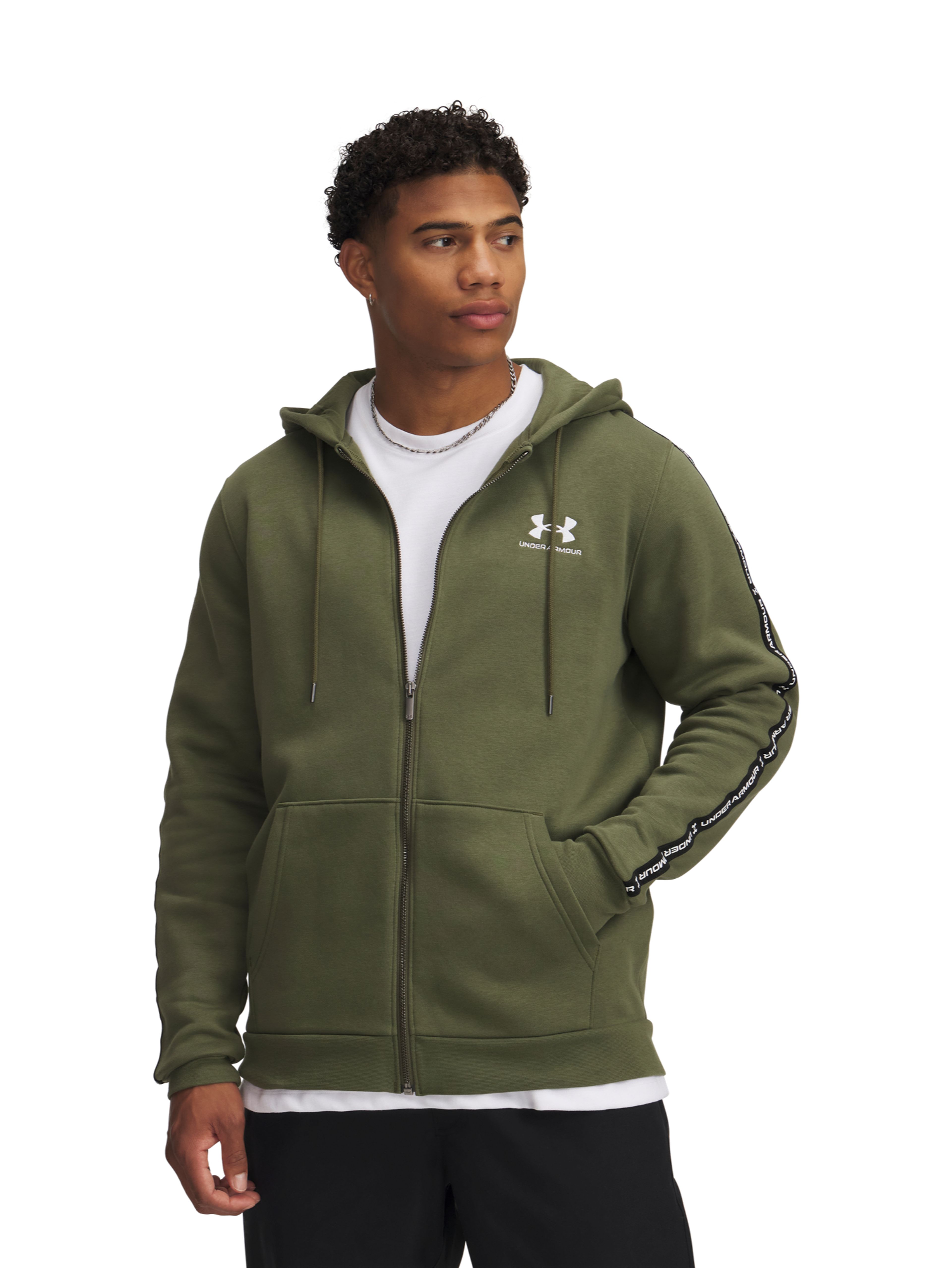 Férfi felső Under Armour UA Icon Fleece FZ Taping