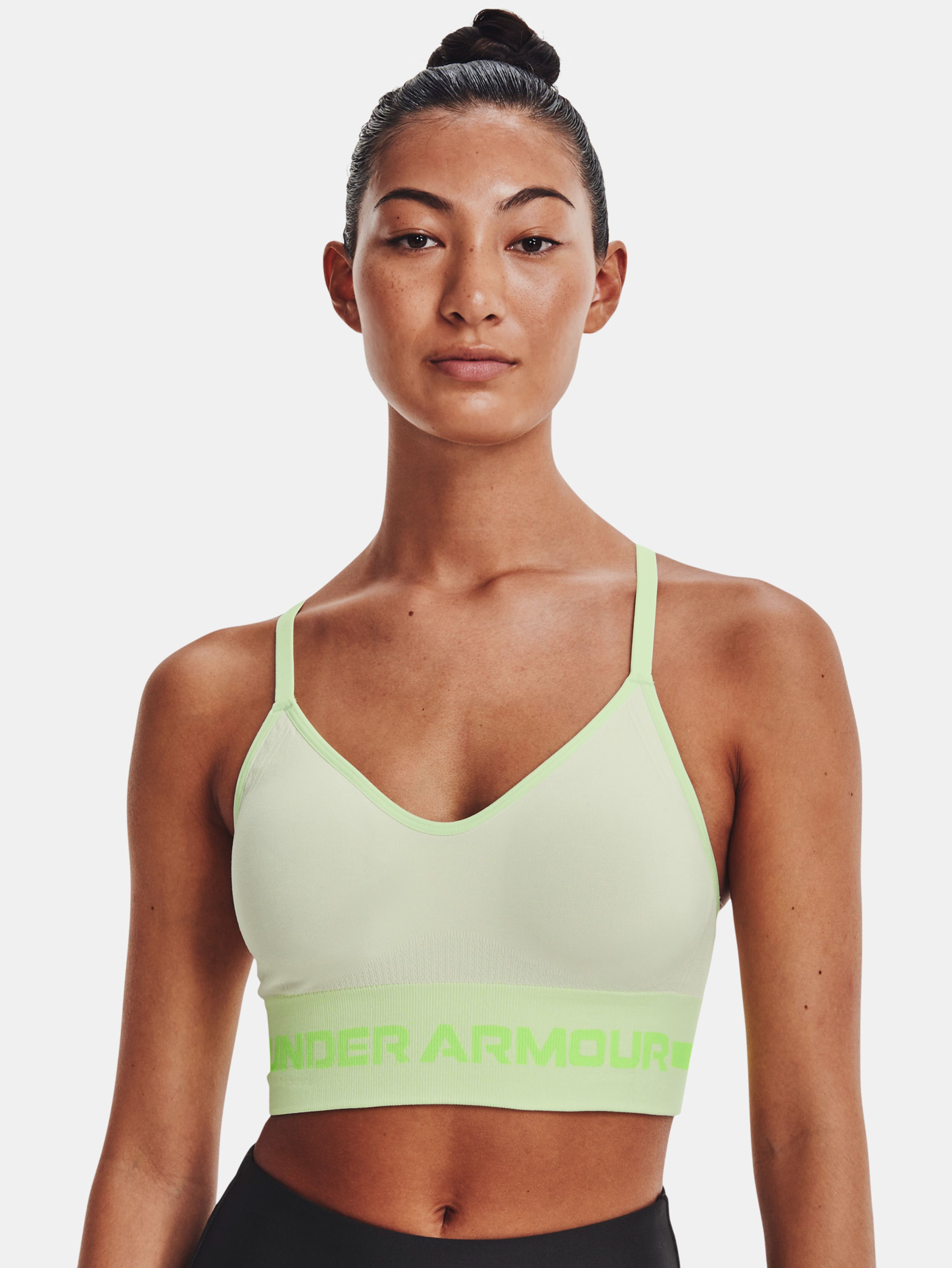 Női melltartó Under Armour UA Seamless Low Long Htr Bra
