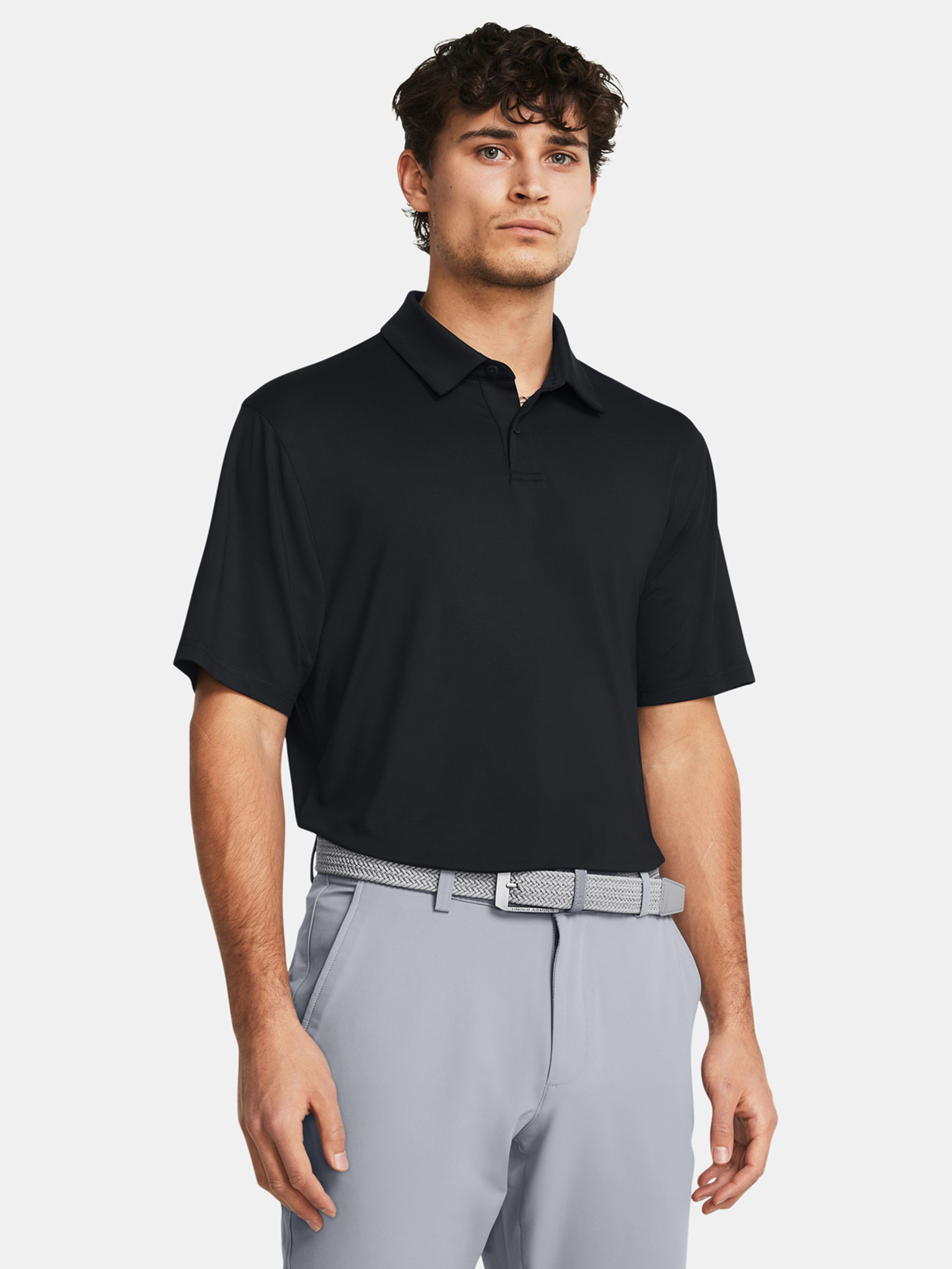 Férfi póló Under Armour UA T2G Polo LB-BLK