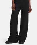 Sieviešu sporta bikses Under Armour Icon Flc Sama Wide Leg-Melna - 002