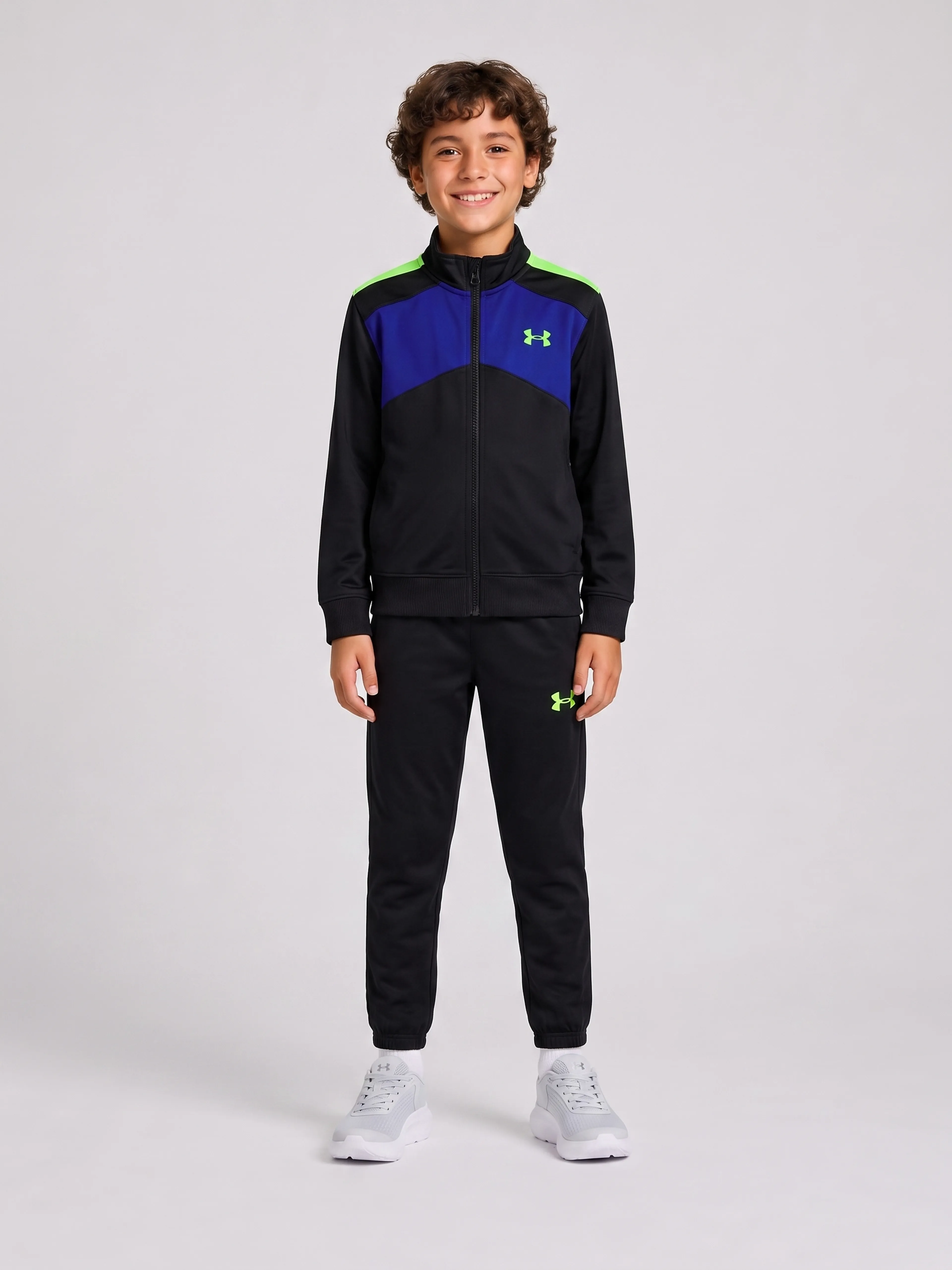 Fiú szett Under Armour UA COLORBLOCK TRACK SET - 001
