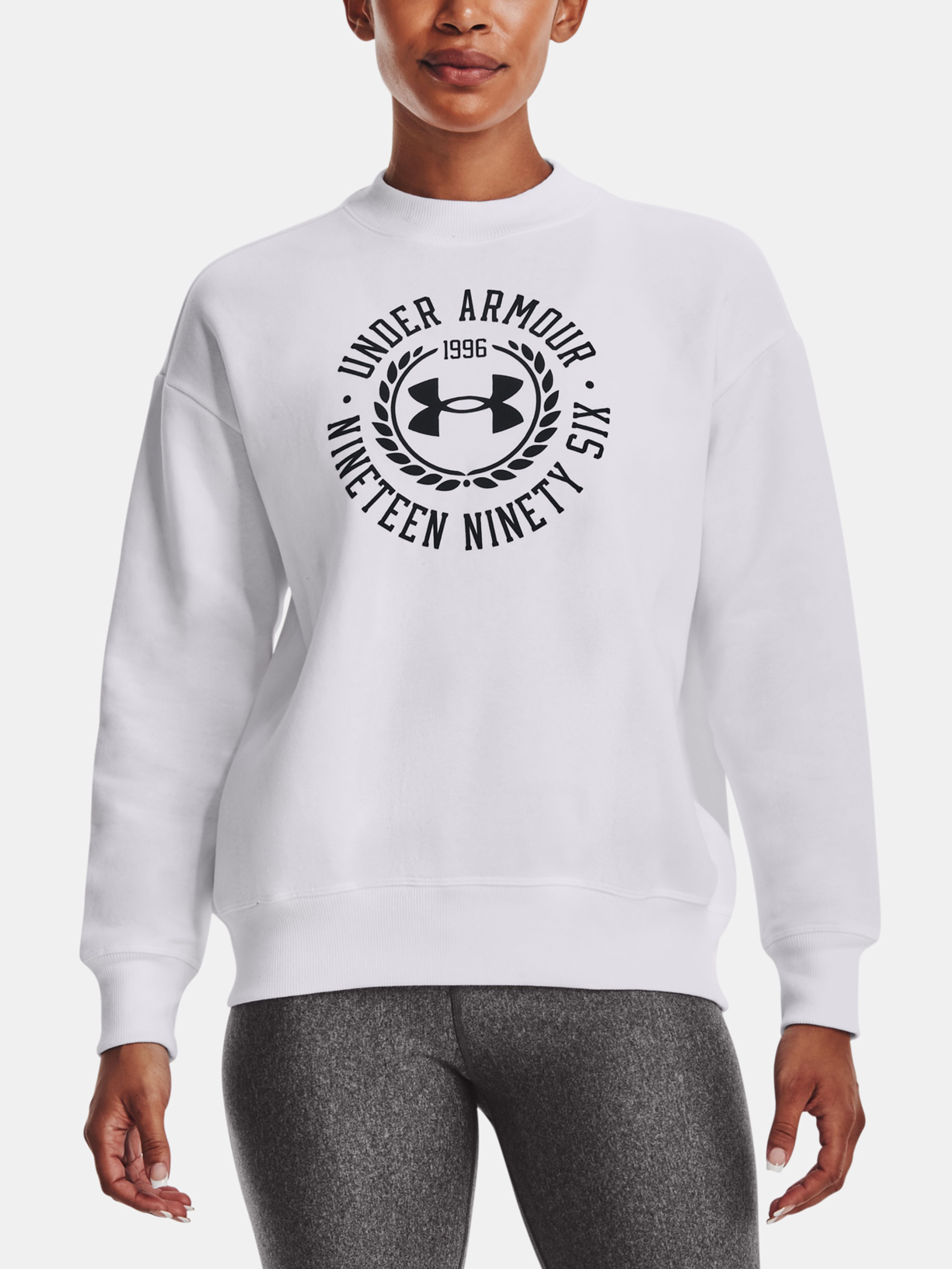 Dámska mikina Under Armour Rival Fleece Crest Grp Crew