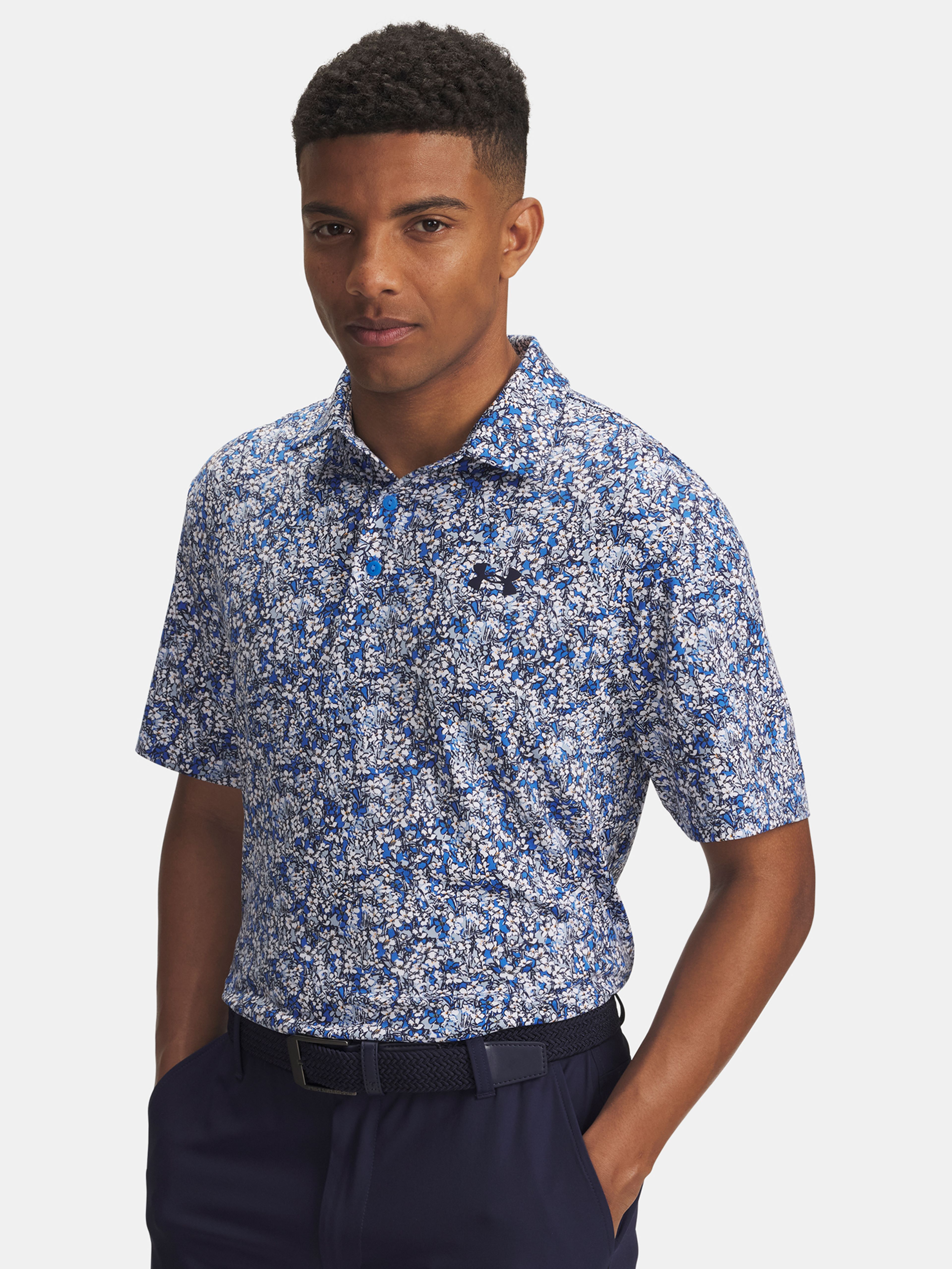 Férfi póló Under Armour UA Playoff 3.0 Printed Polo-BLU