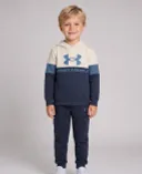 Fiú szett Under Armour UA RIVAL PO HOODIE SET-Szürke - 001