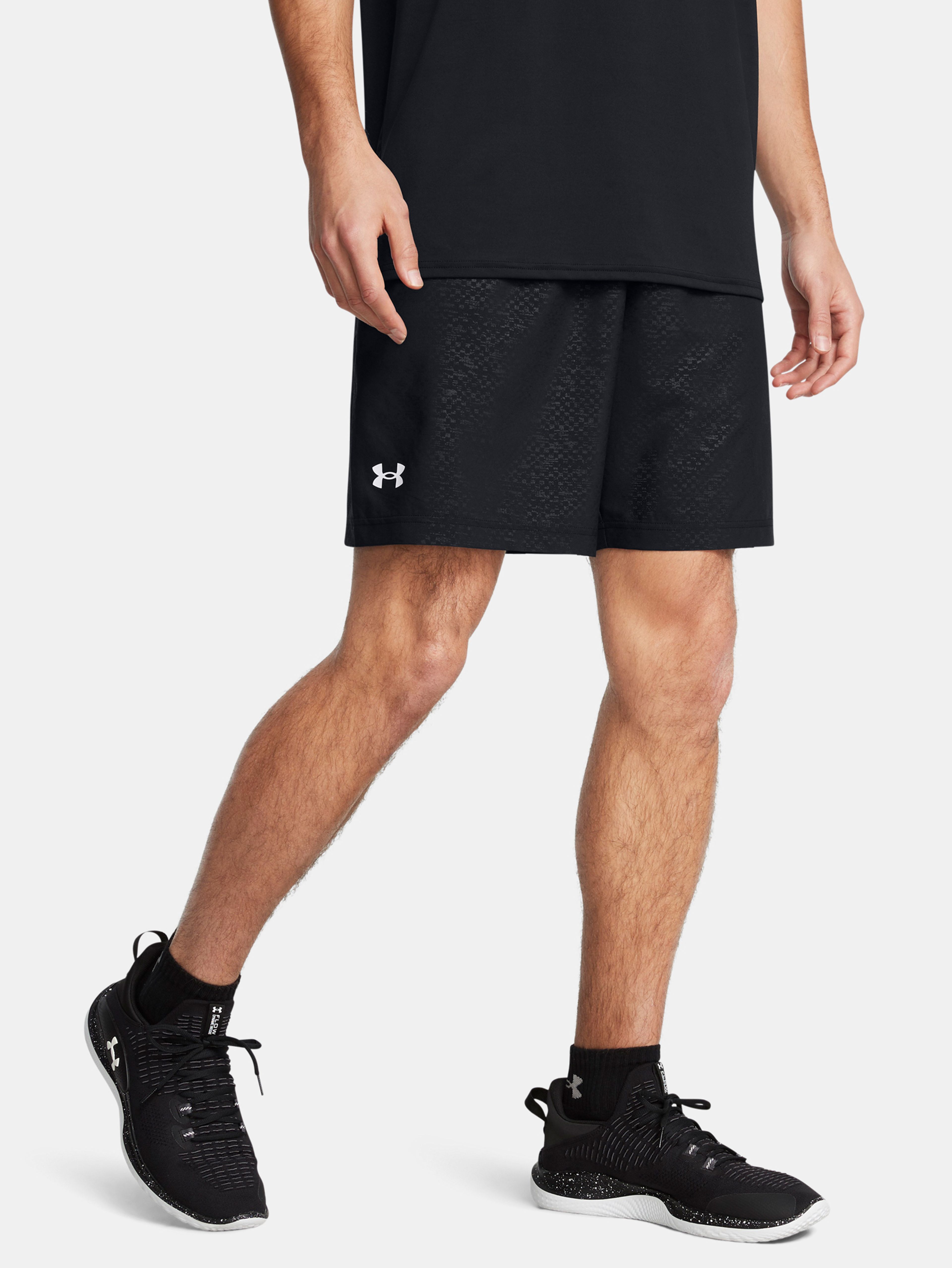 Férfi rövidnadrágok Under Armour UA Tech Woven Emboss Short-BLK