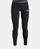 Dekliške pajkice  Under Armour UA HeatGear Branded Legging-Črna - 001