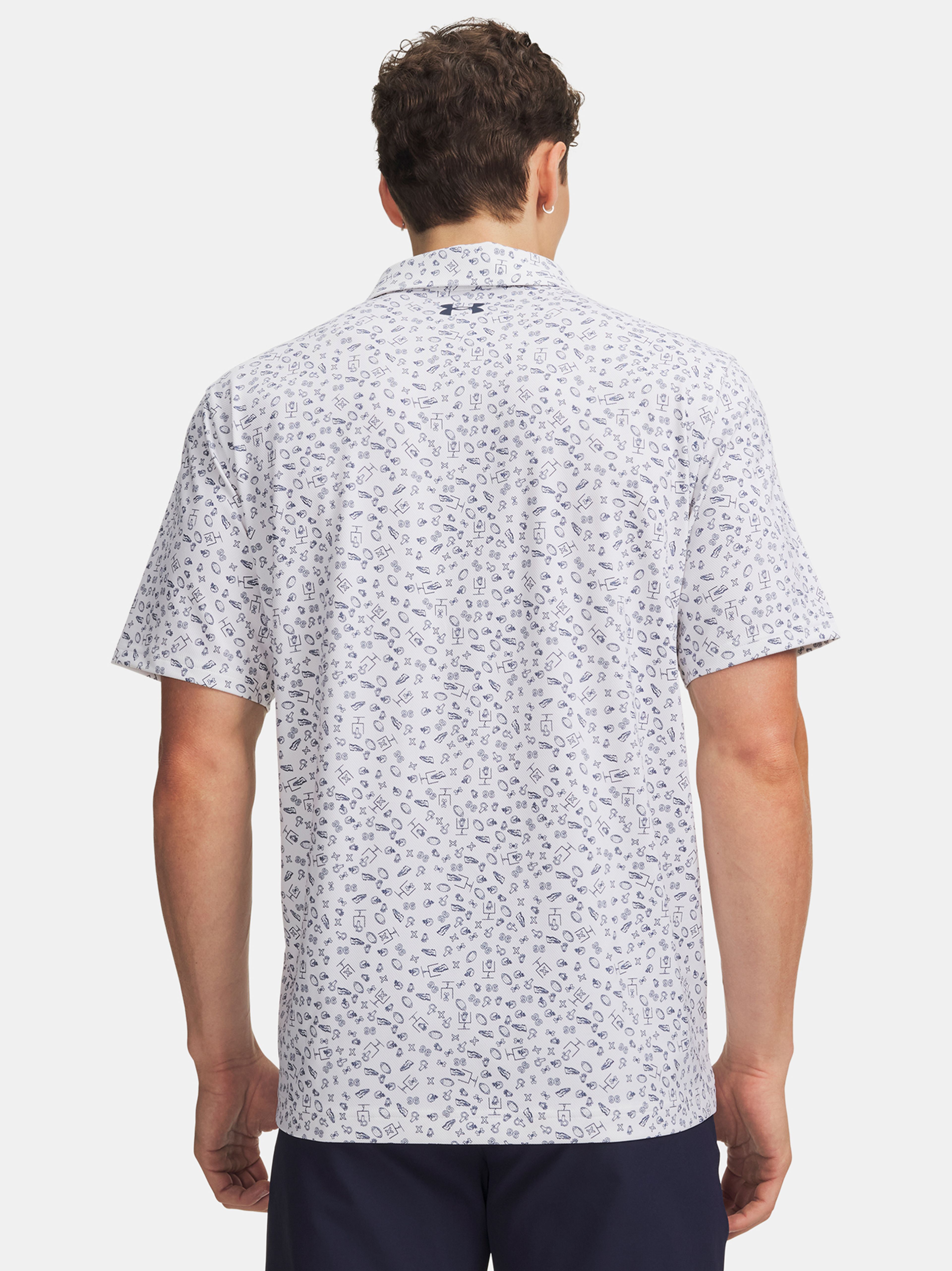 Meeste t-särk Under Armour UA Matchplay Printed Polo - 002