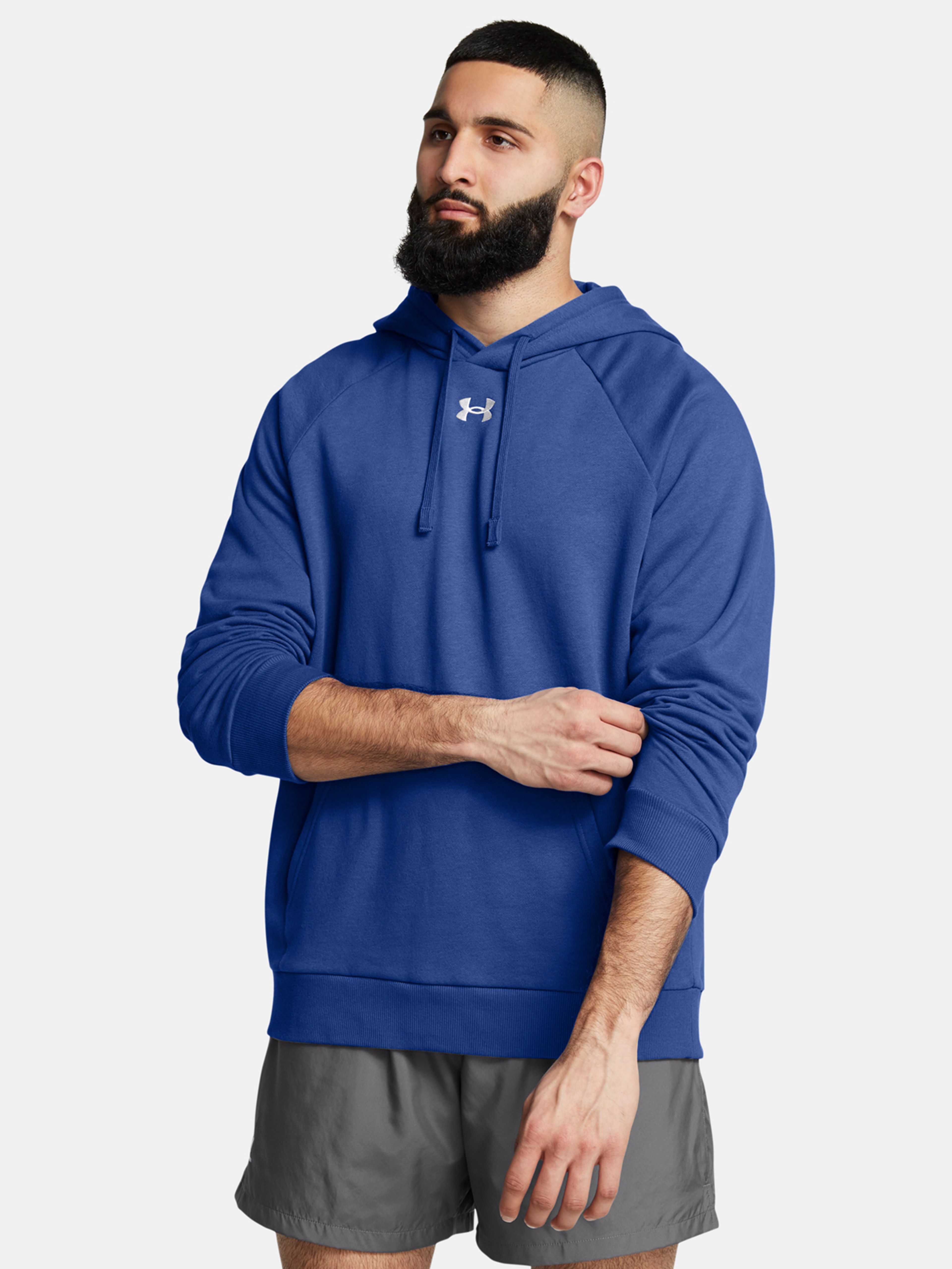 Férfi felső Under Armour UA Rival Fleece Hoodie-BLU