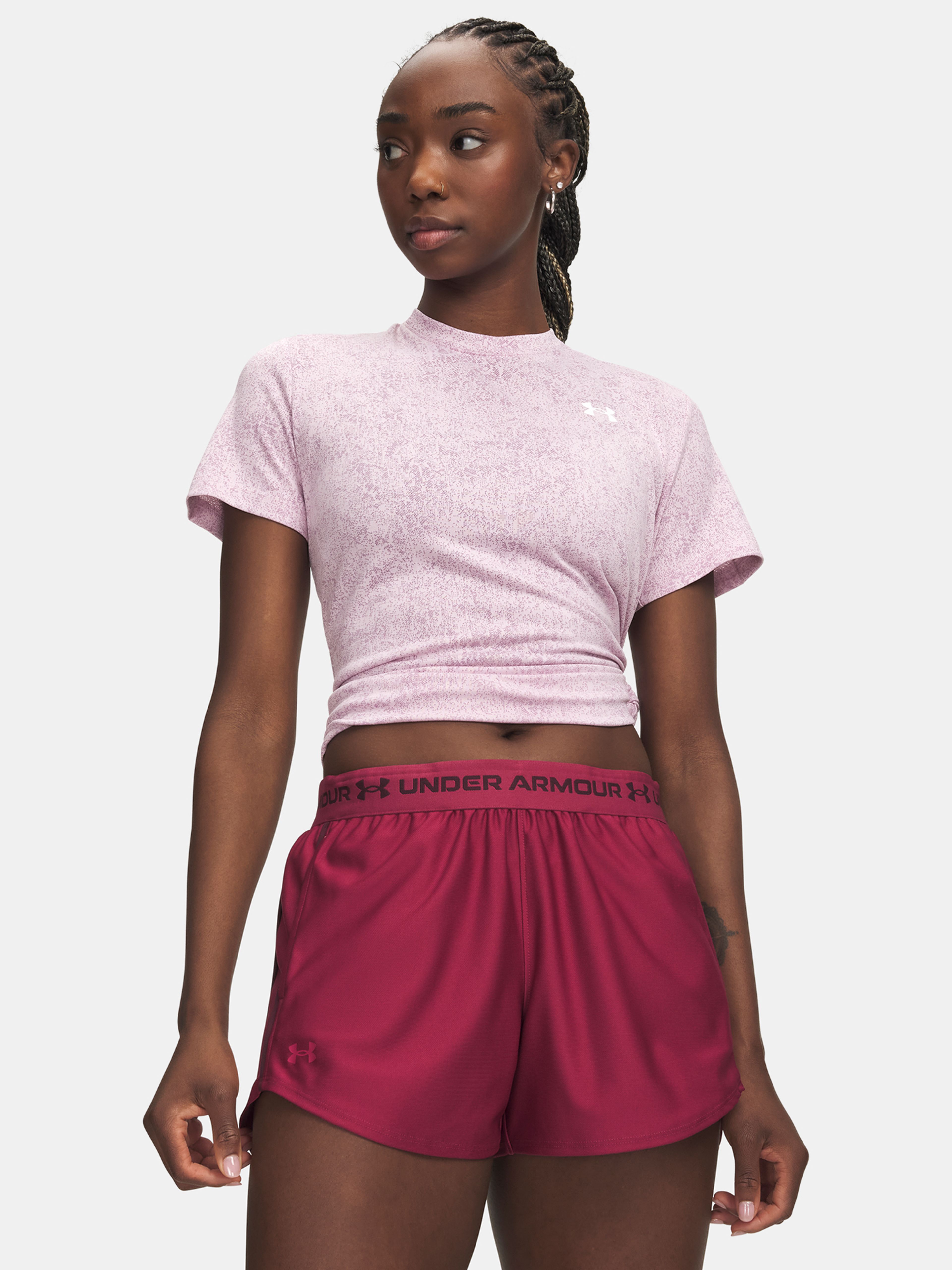 Moteriški marškinėliai Under Armour Tech Pixelate SSC - 001