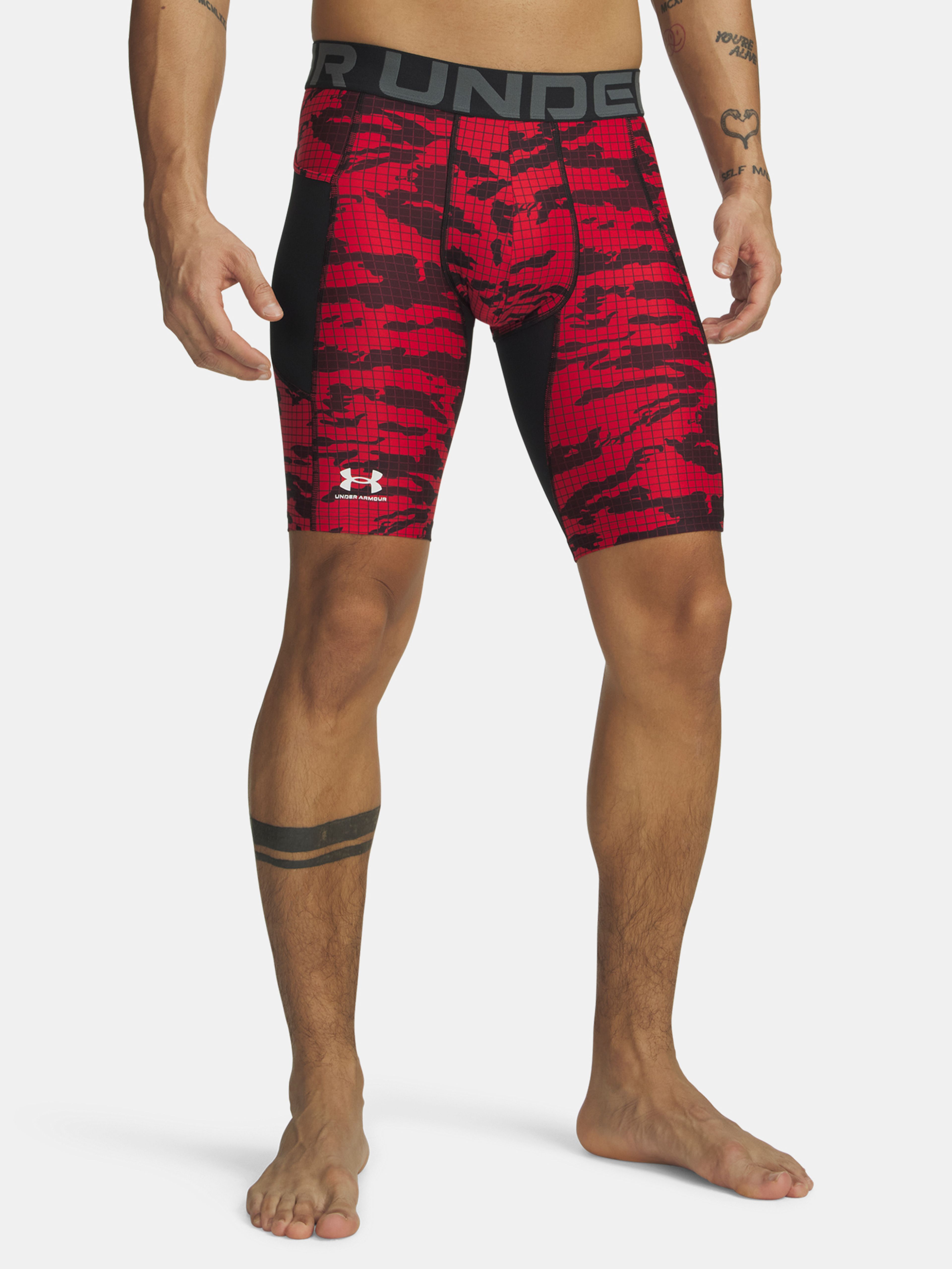 Pánske kraťasy Under Armour UA HG Printed Lng Short-BLK