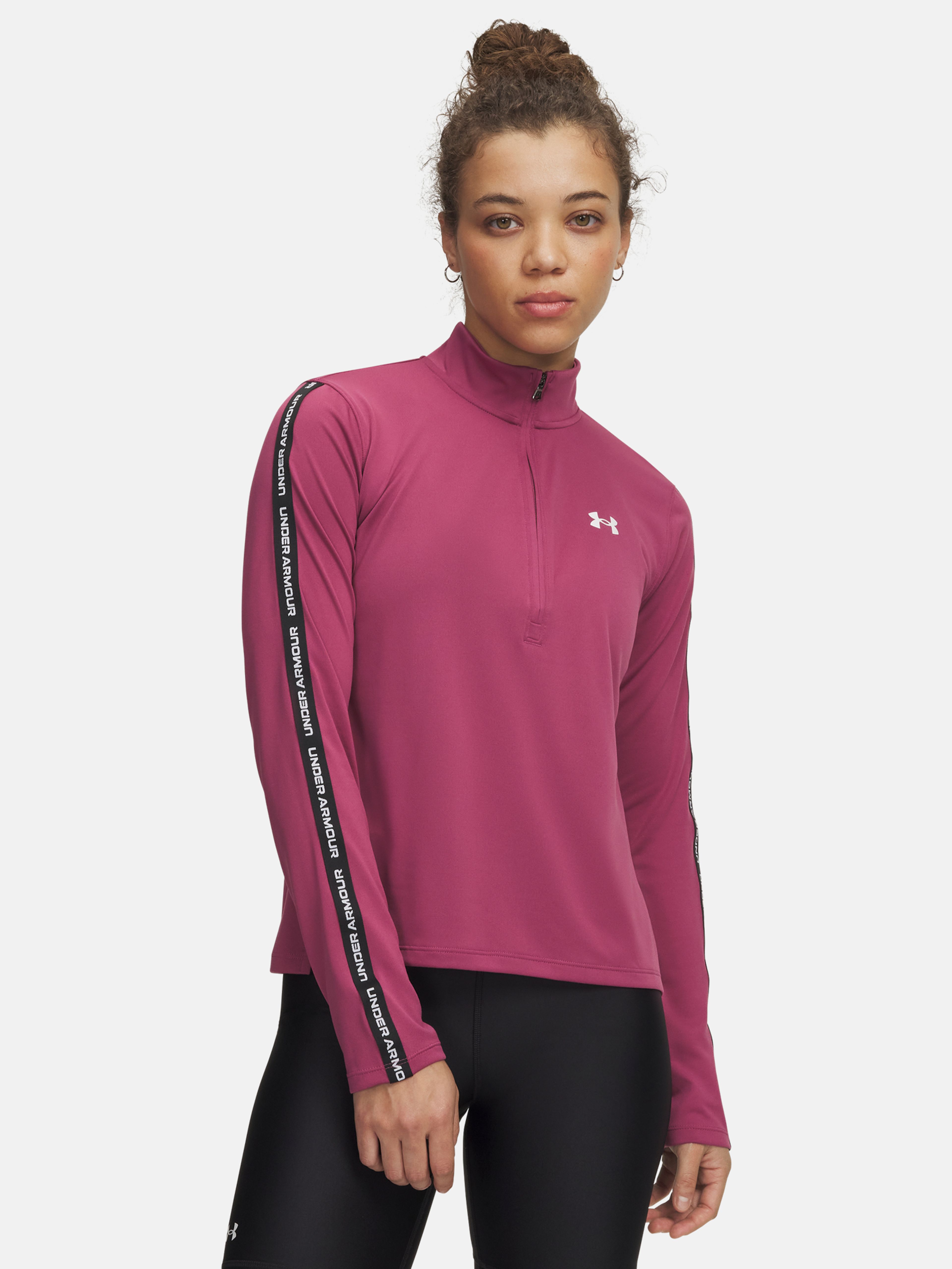 Dámská mikina Under Armour UA Tech WM Tape Half Zip-RED