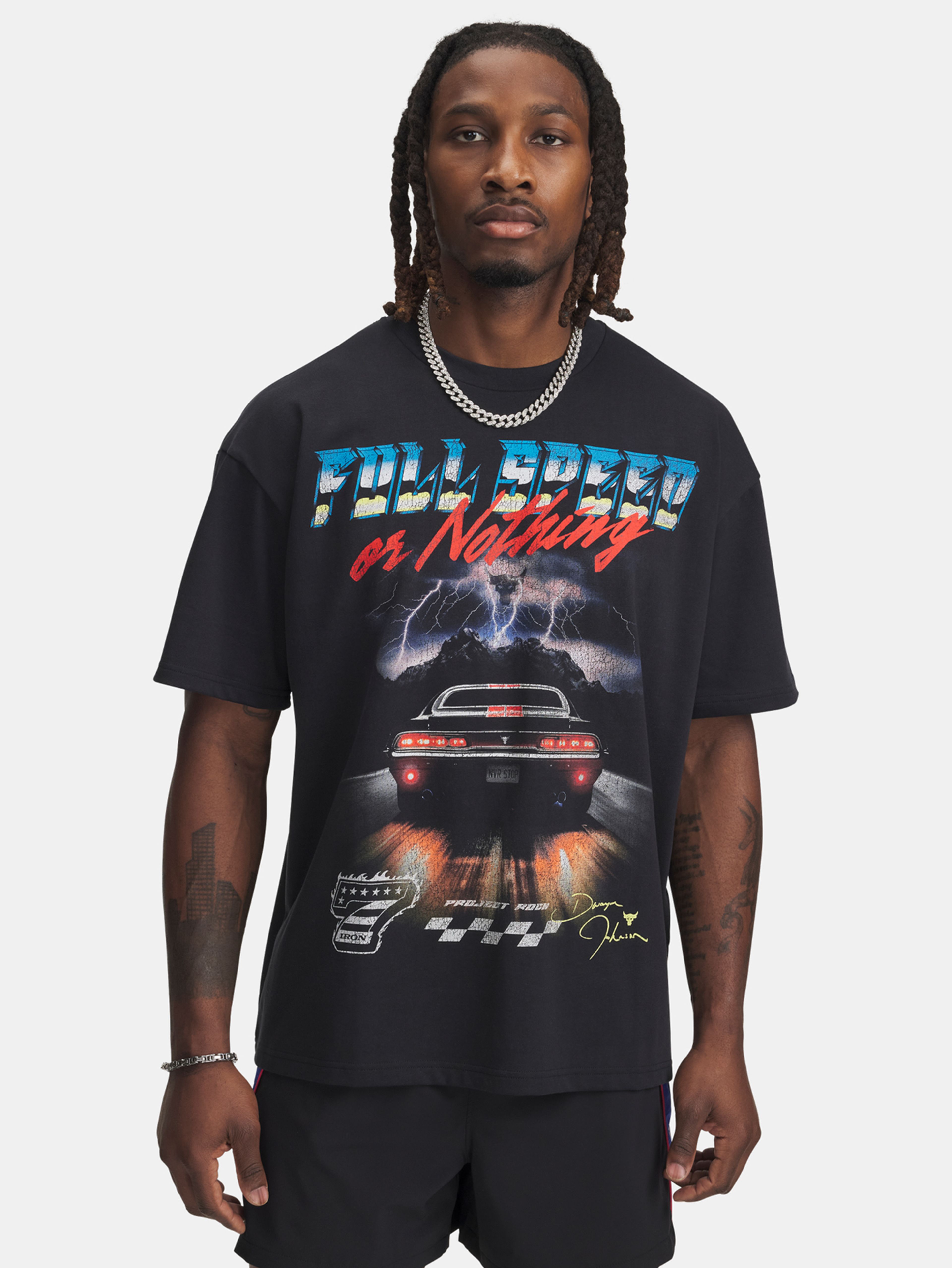 Férfi póló Under Armour Pjt Rck Hwt SS