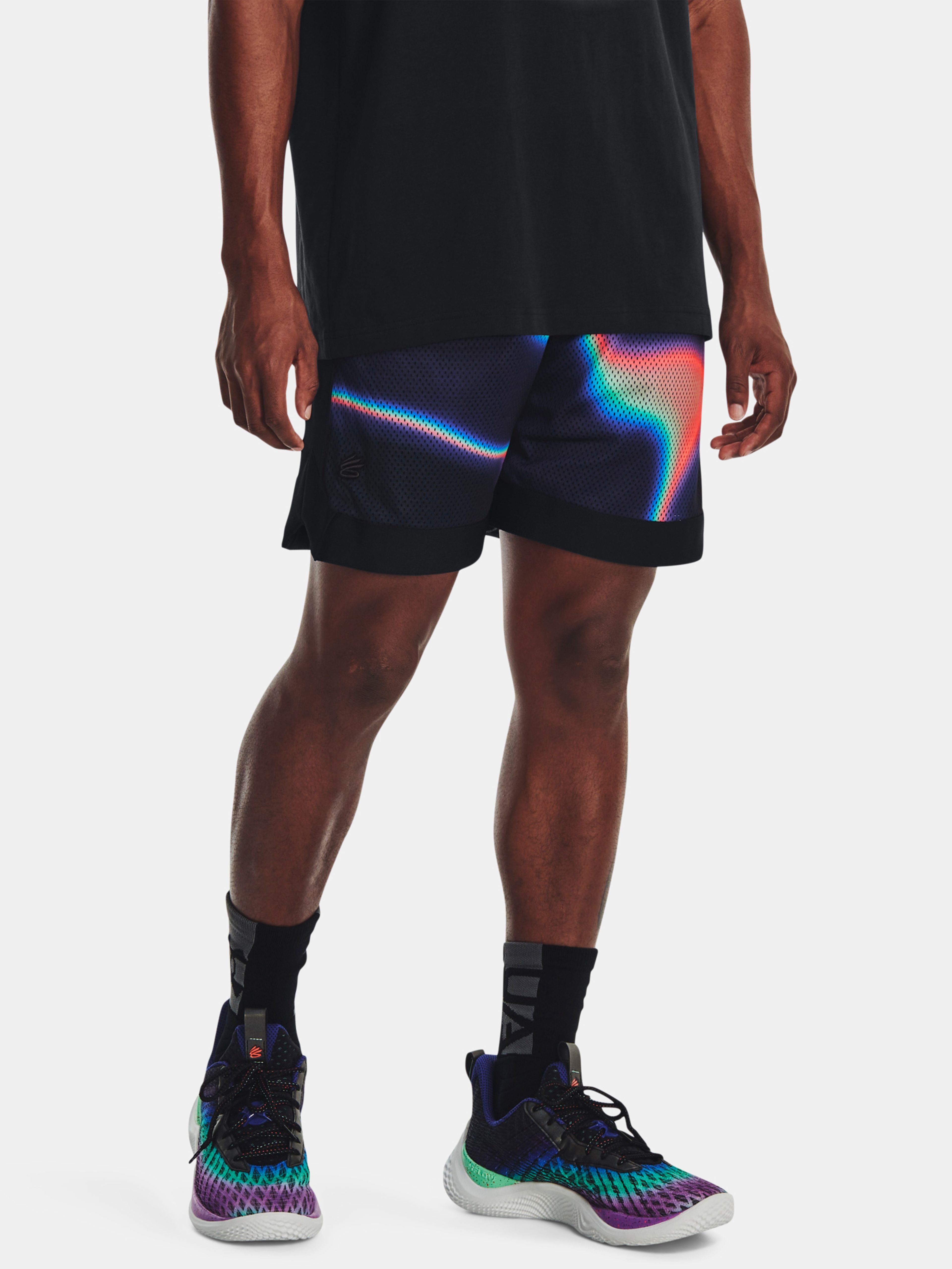 Férfi rövidnadrágok Under Armour Curry Mesh 8'' Short II