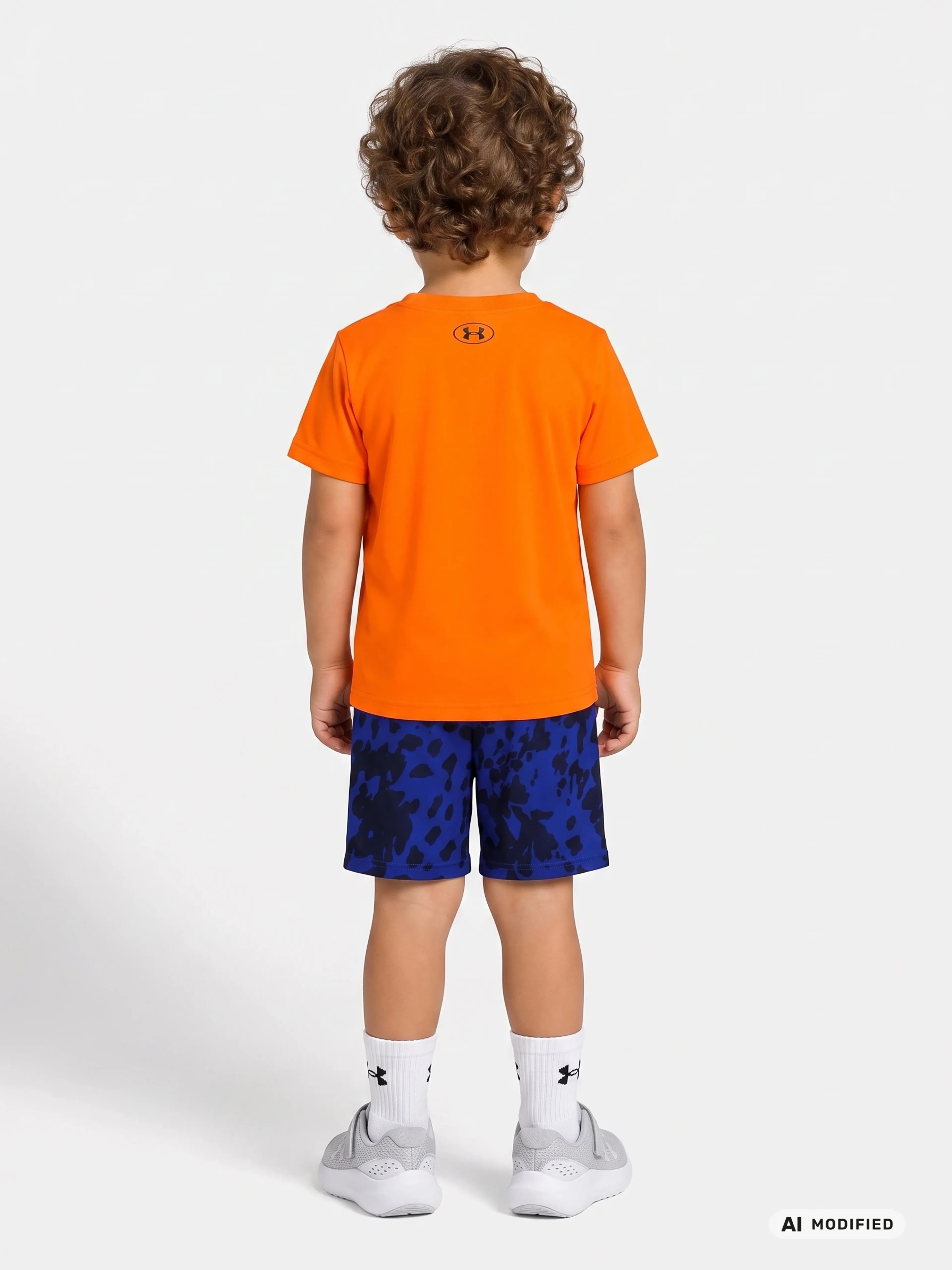 Berniuku rinkinys Under Armour UA TECH PRINTED SS SHORT SET-ORG - 003