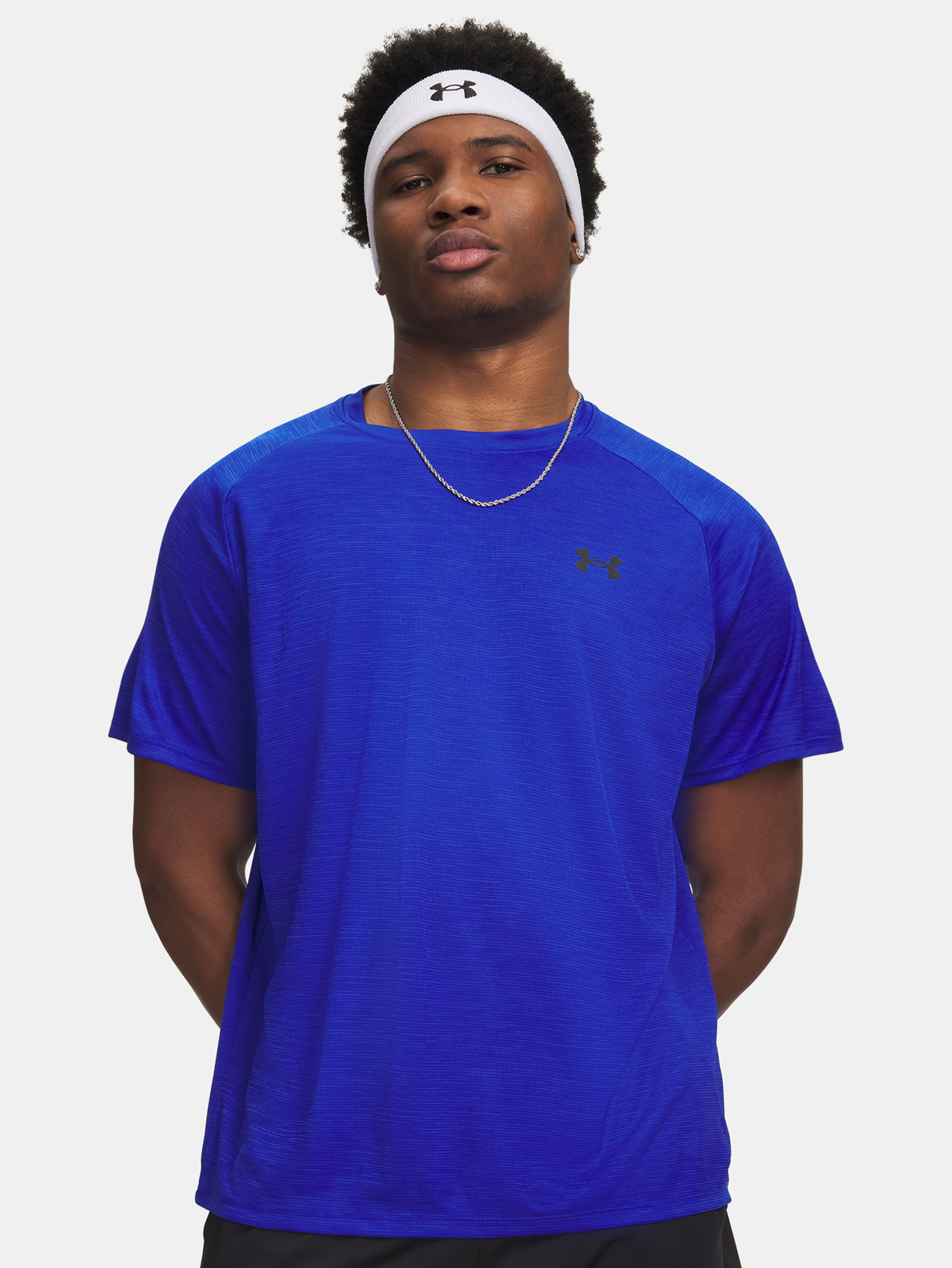 Vyriški marškinėliai Under Armour UA Tech Textured SS - 001
