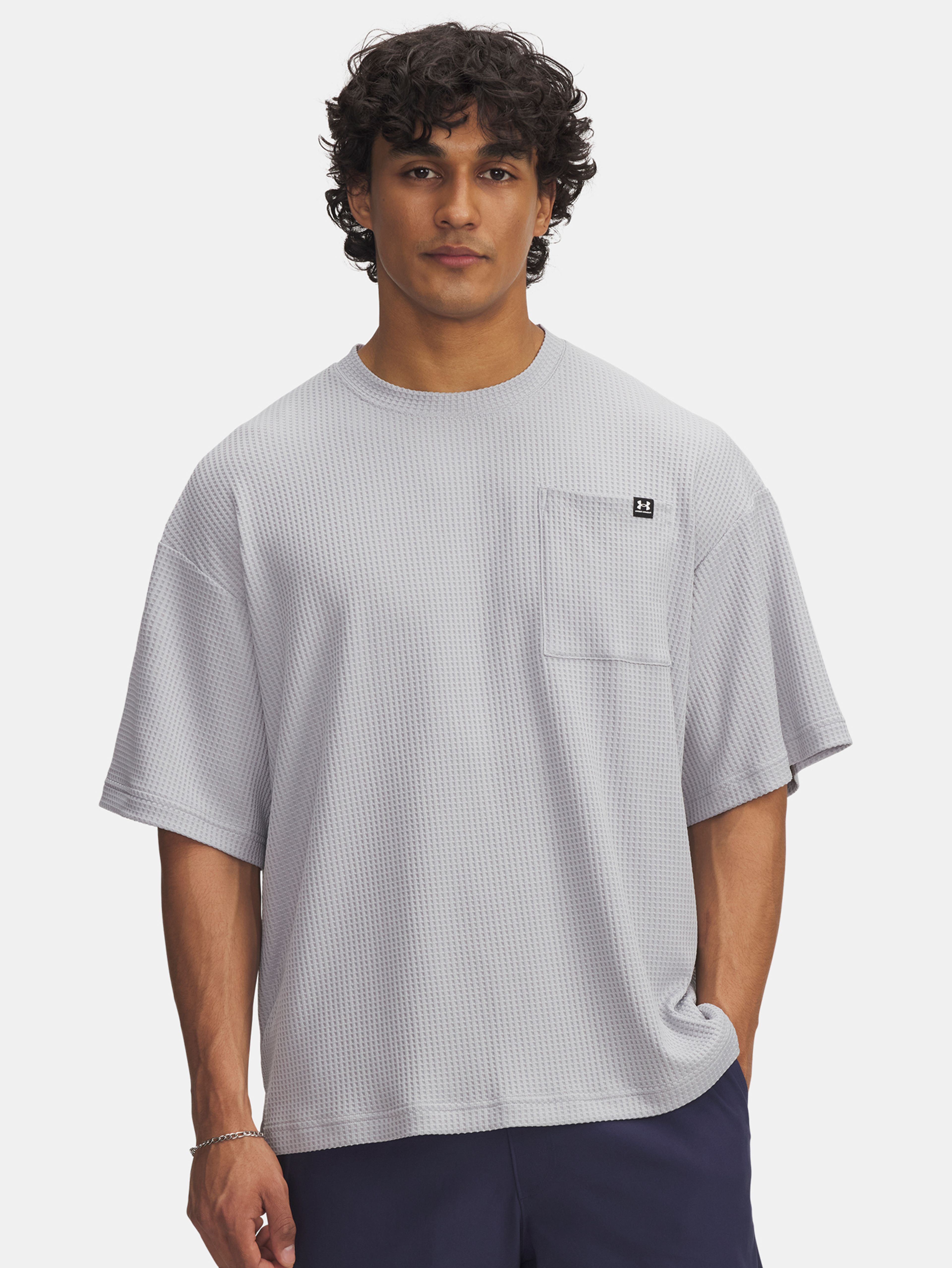 Vyriški marškinėliai Under Armour UA Rival Waffle Crew-GRY