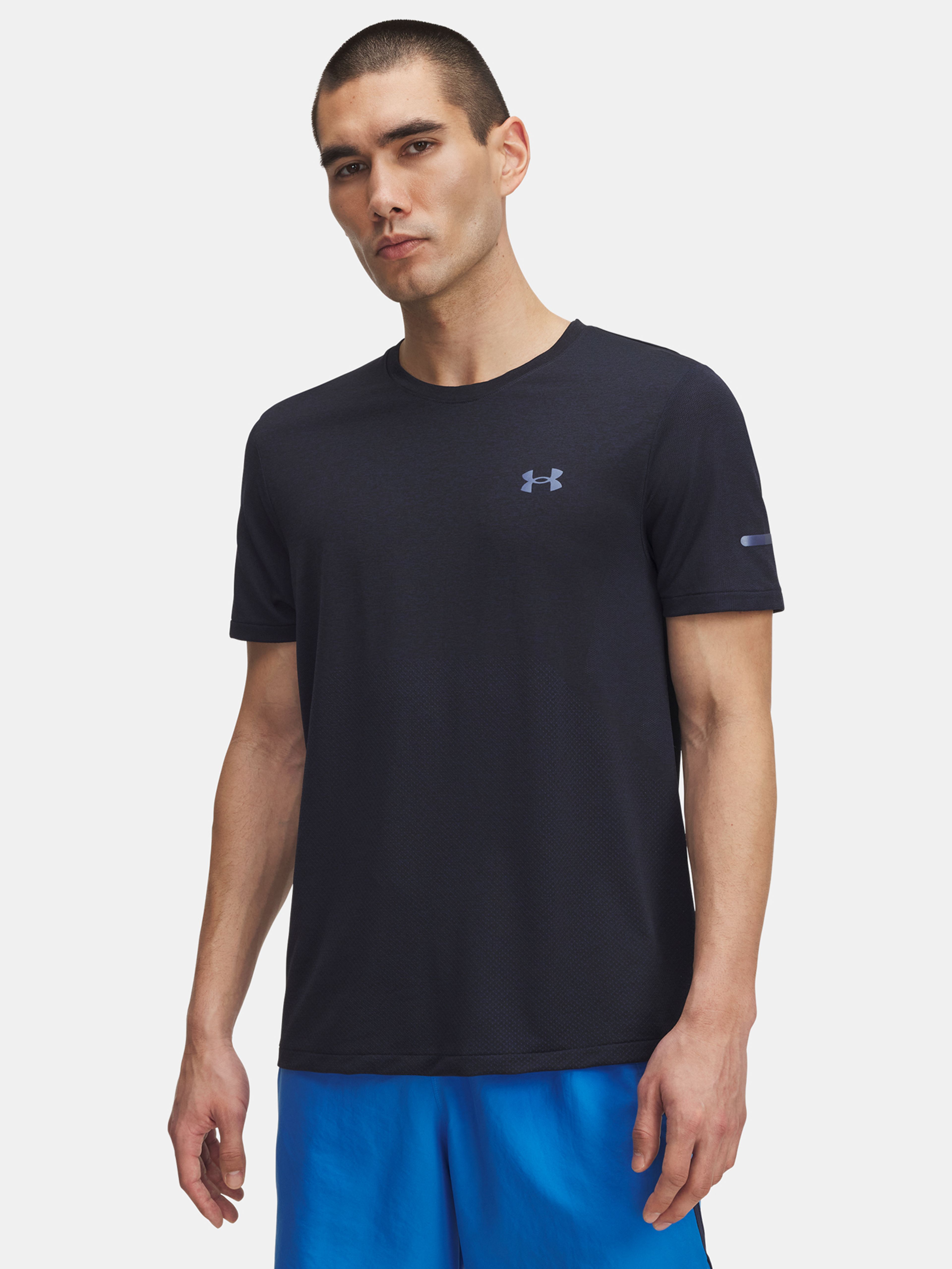 Vyriški marškinėliai Under Armour UA SEAMLESS STRIDE SS-BLU