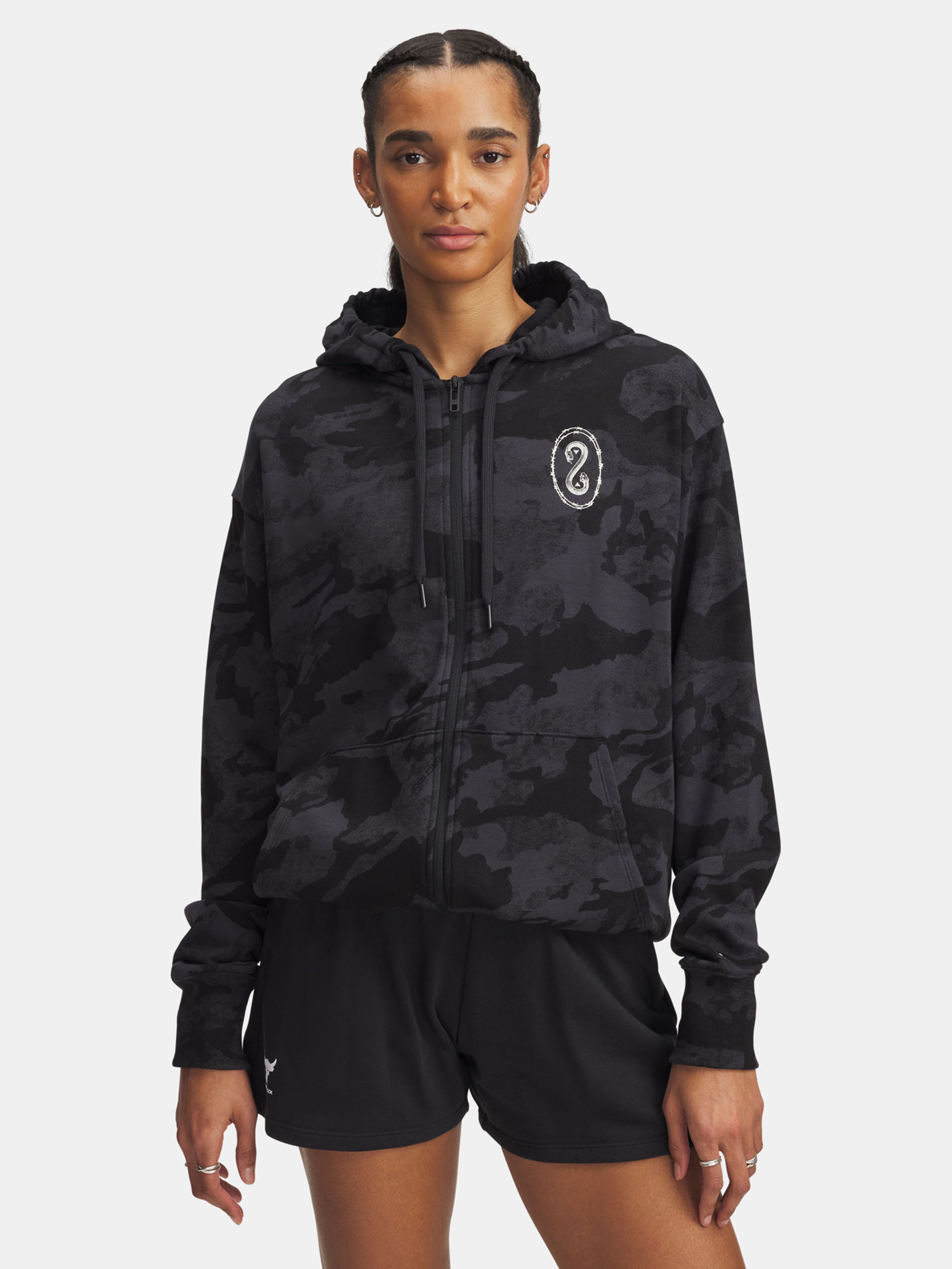 Dámská mikina Under Armour Pjt Rck Terry Full Zip
