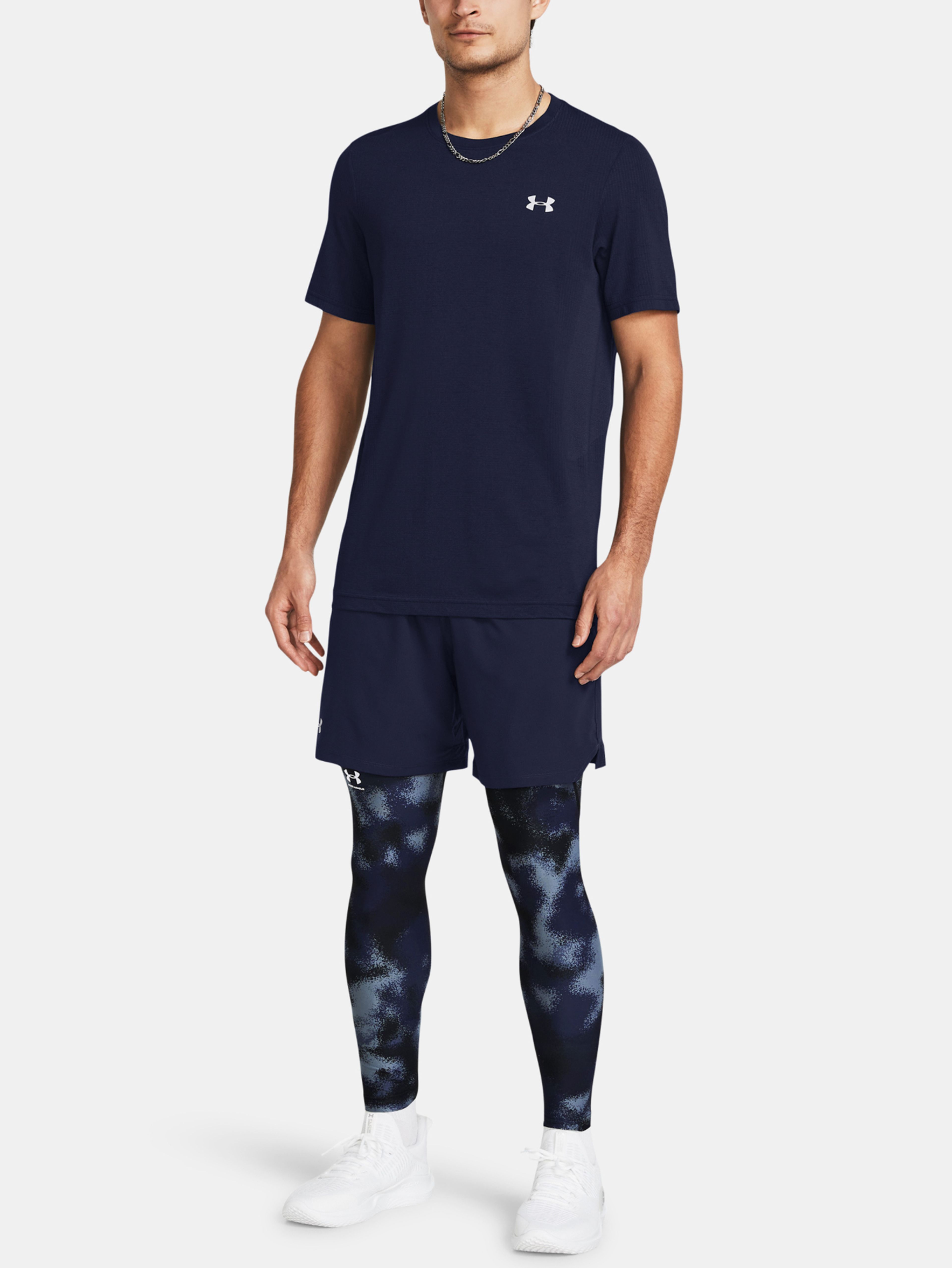 Pánske legíny Under Armour UA HG Armour Printed Lgs